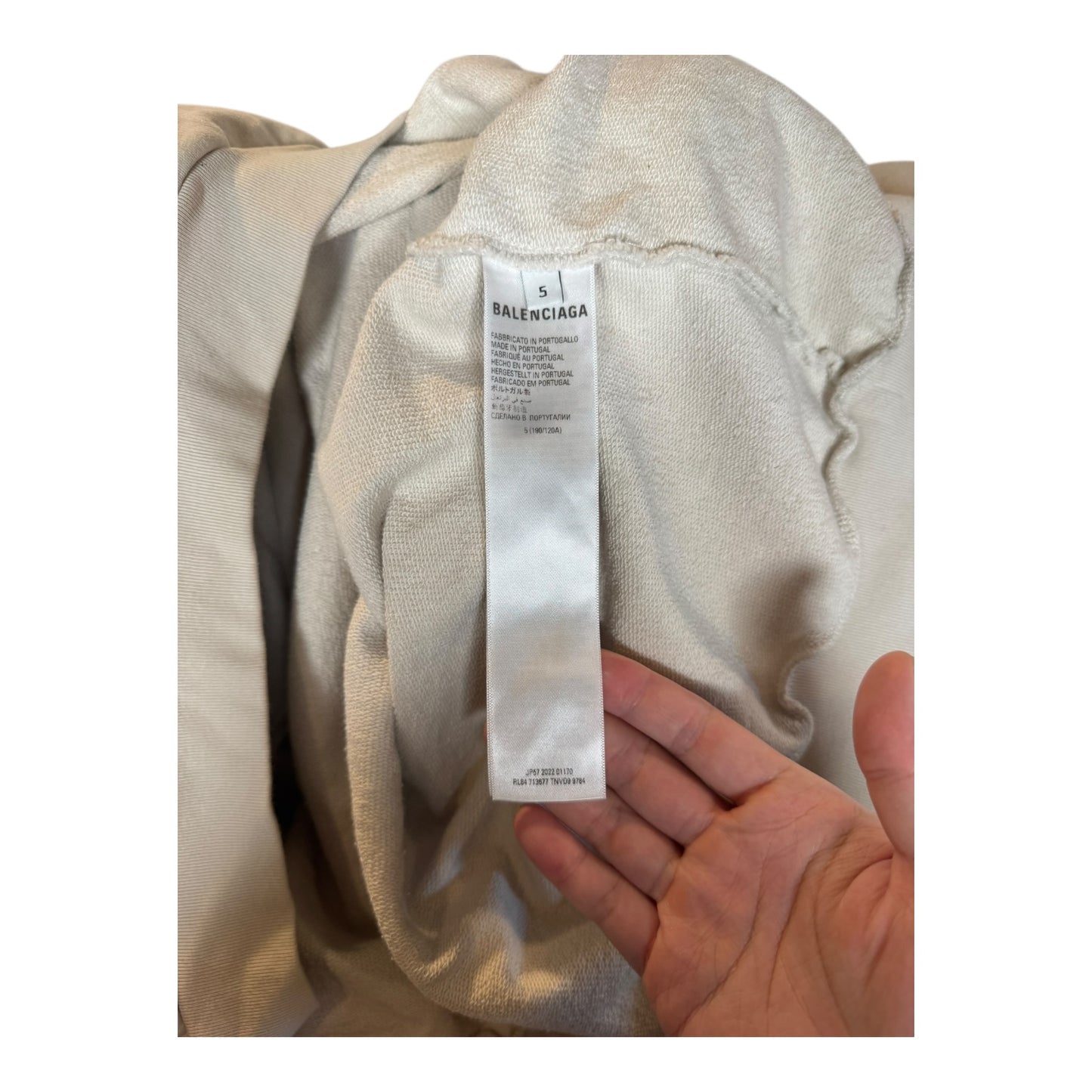 Balenciaga XXXL Embroidered Hoodie