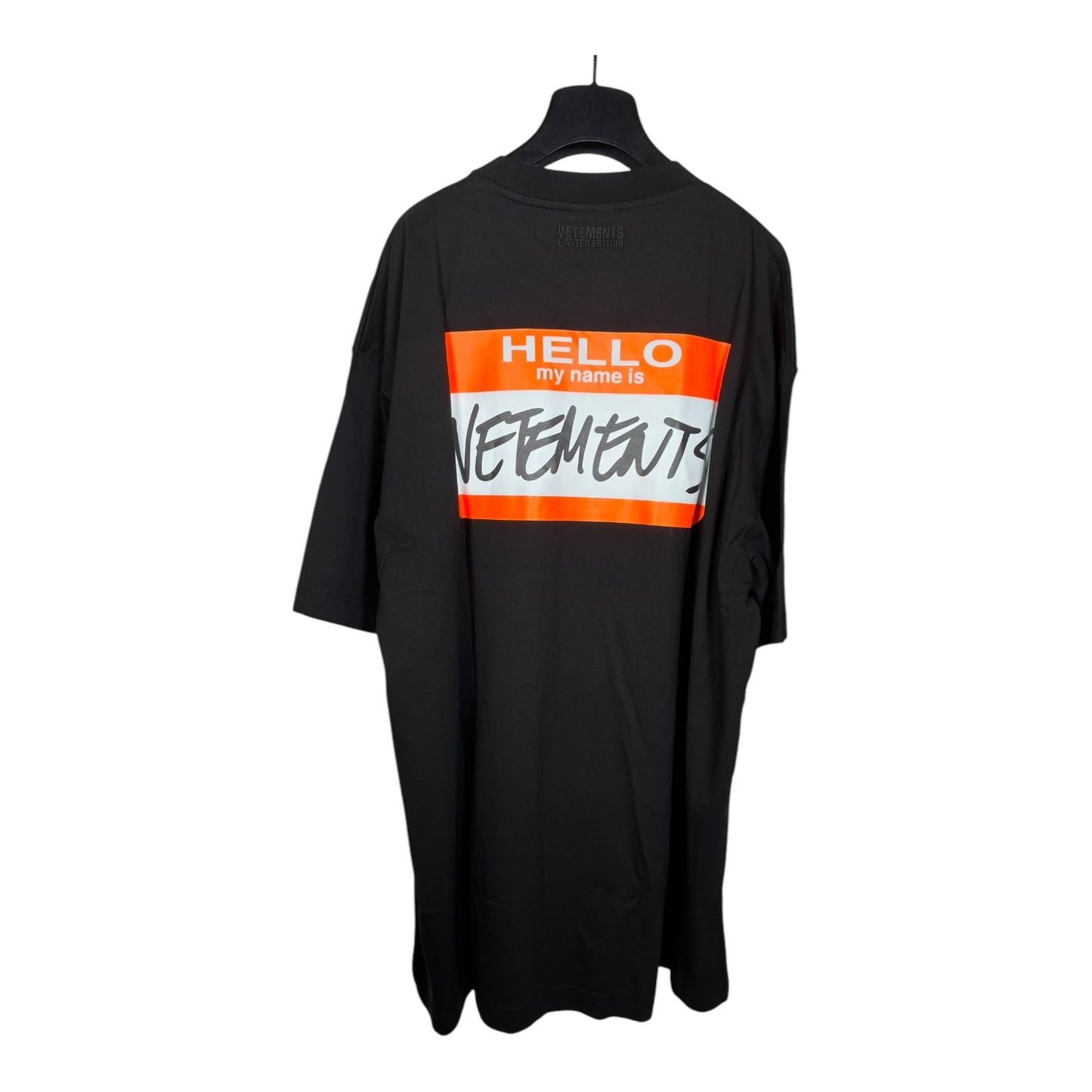Vetements Hello My Name Is T-Shirt