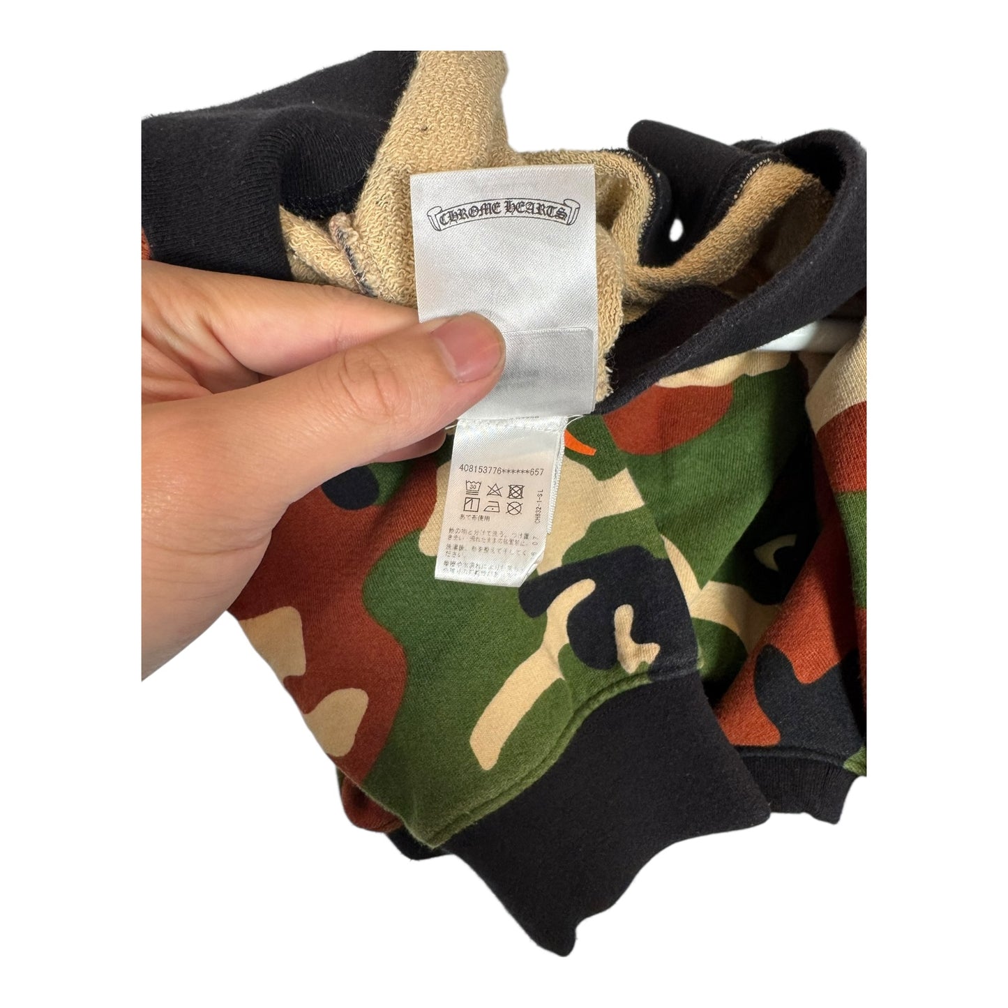 Chrome Hearts Camo Matty Boy Crewneck