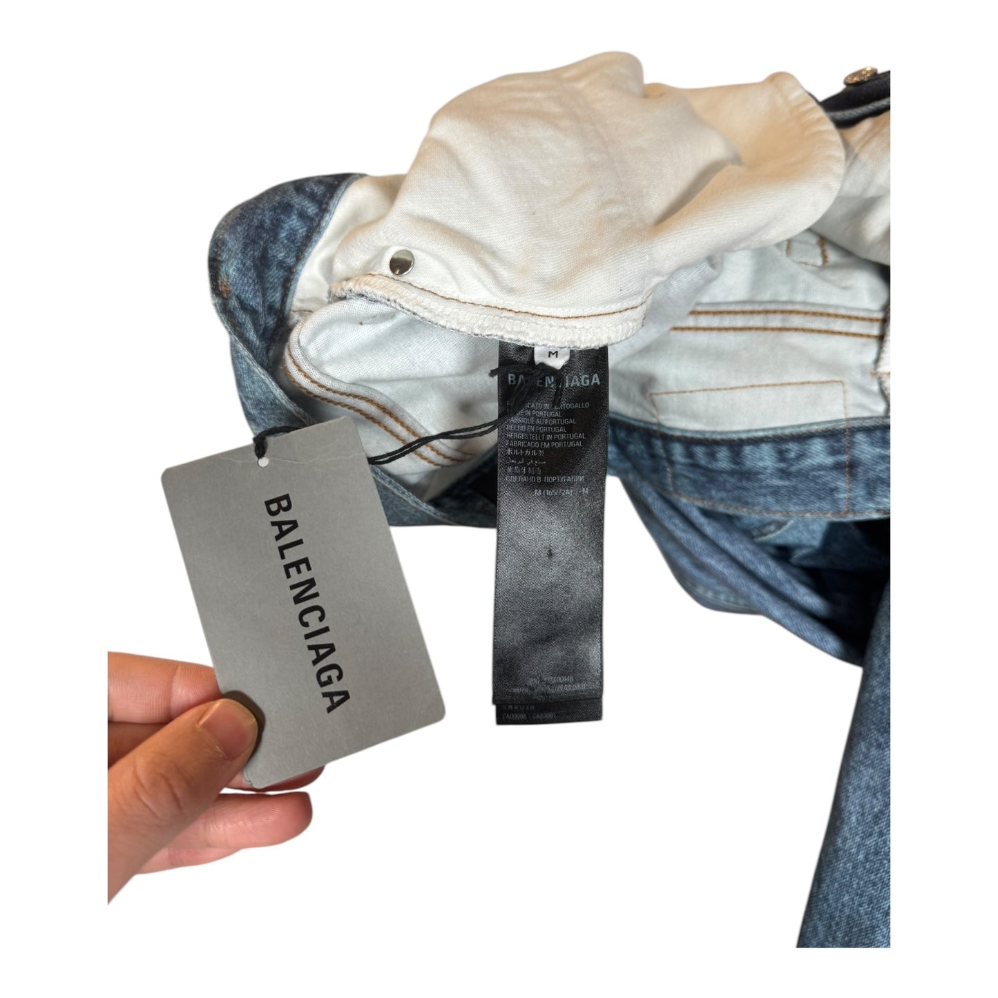 Balenciaga Baggy Trompe-L’oeil Pants