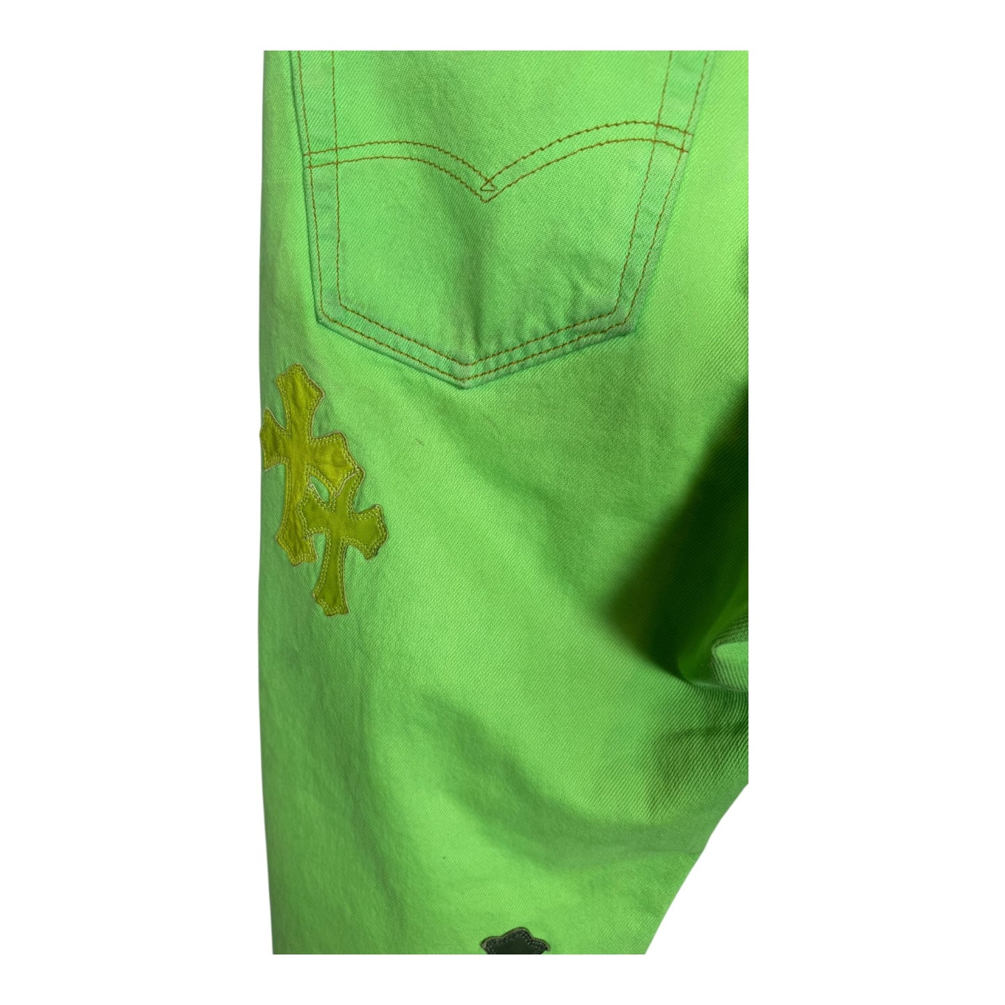 Chrome Hearts Matty Boy Sex Records Patch Denim