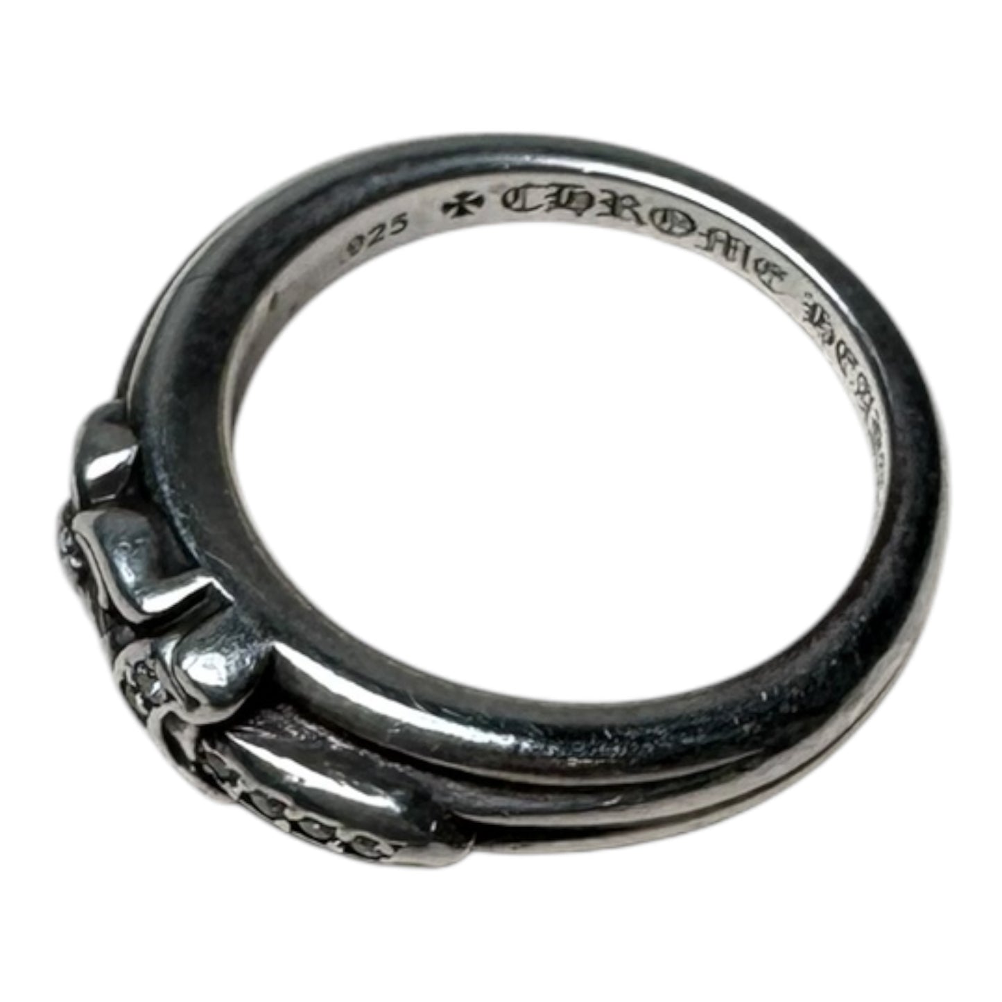 Chrome Hearts Diamond Dagger Ring