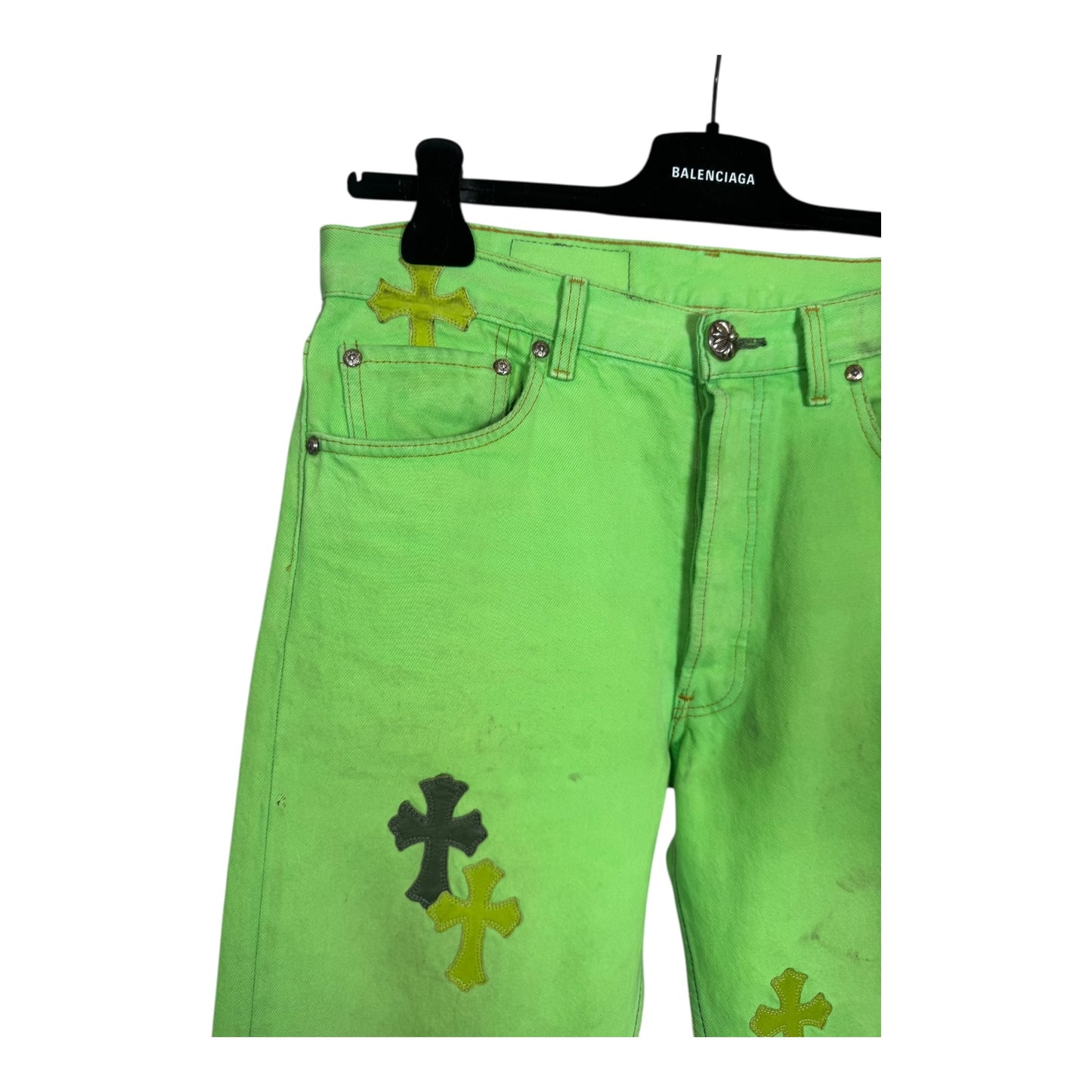 Chrome Hearts Matty Boy Sex Records Patch Denim