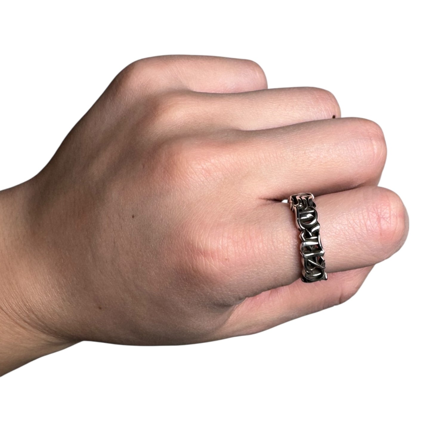 Chrome Hearts Spellout Ring
