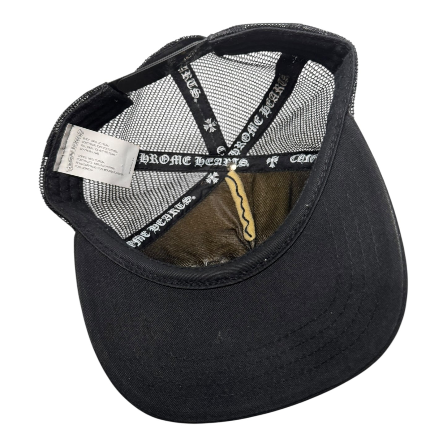 Chrome Hearts Triple Leather Cross Hat