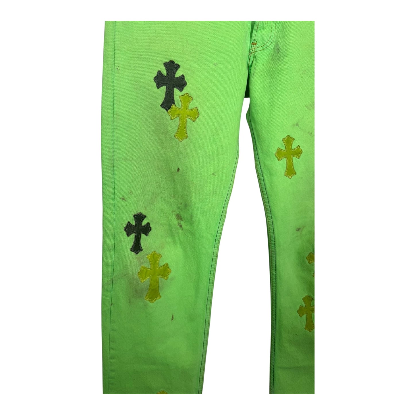 Chrome Hearts Matty Boy Sex Records Patch Denim