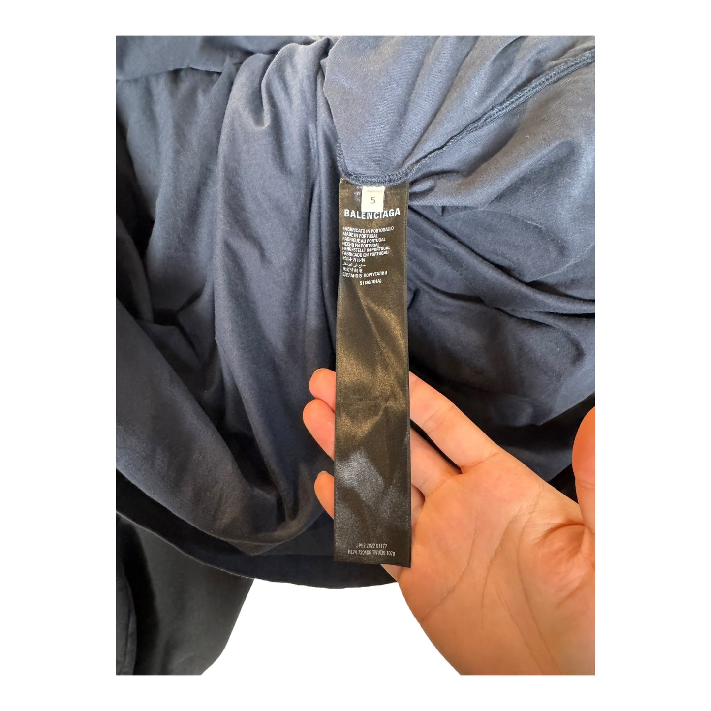 Balenciaga Layered XXXL Embroidered Hoodie