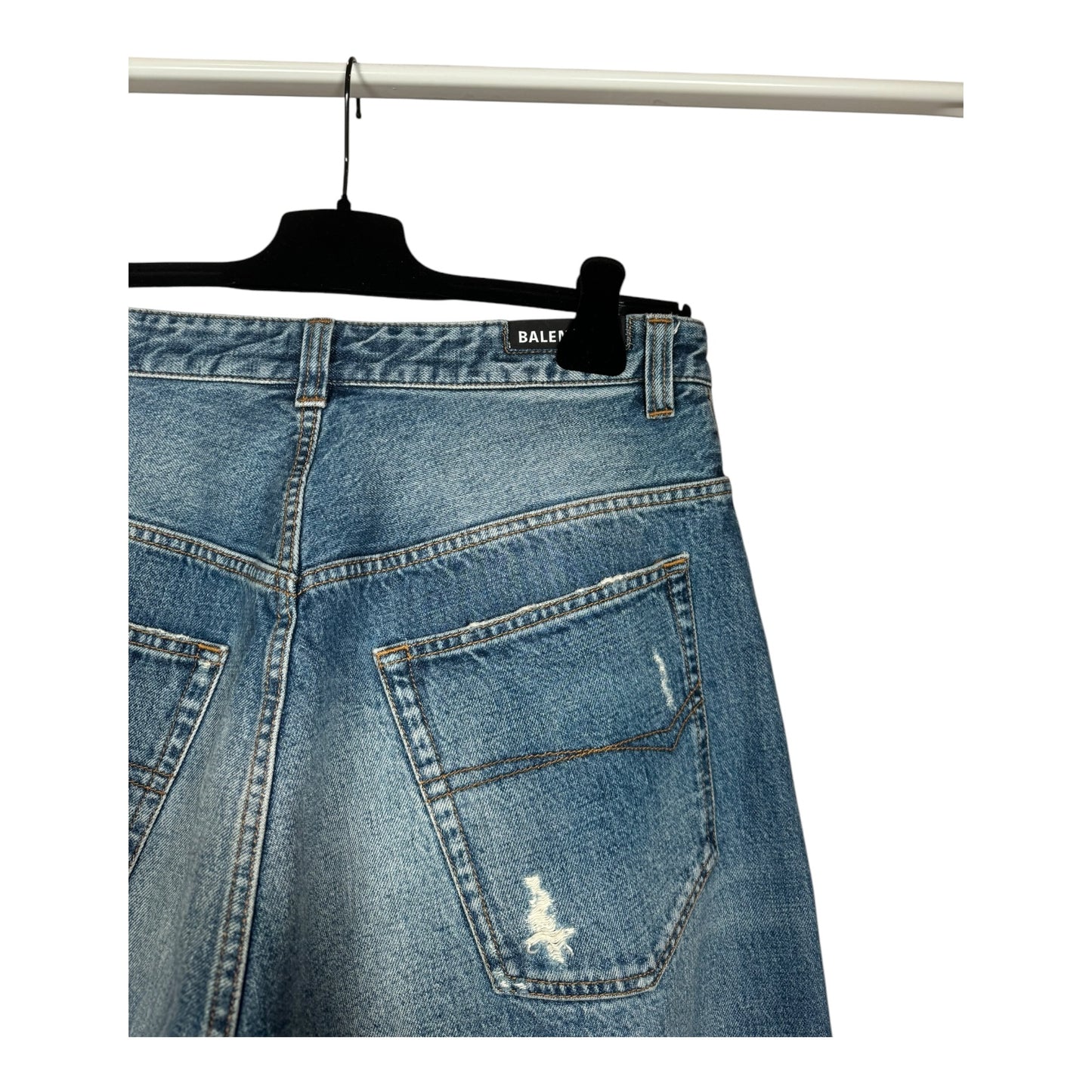 Balenciaga Lost Tape Distressed Baggy Denim