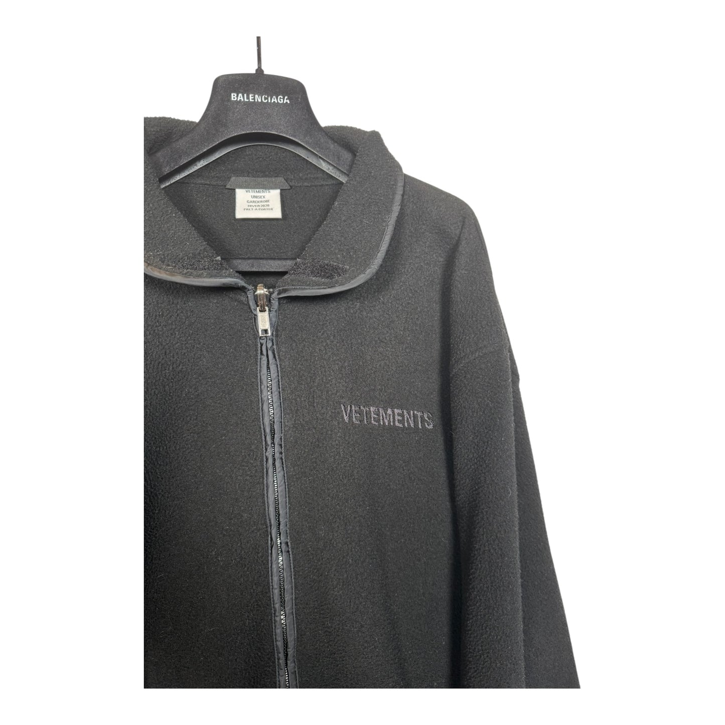 Vetements Pirate Bay Zip-Up Fleece