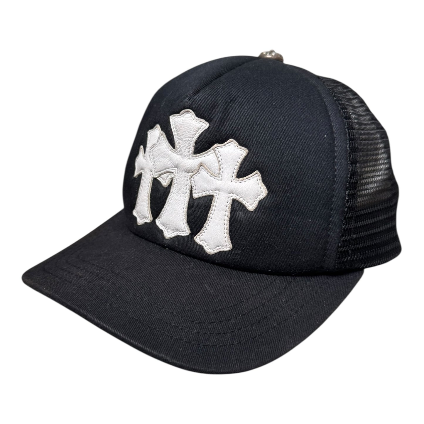 Chrome Hearts Triple Leather Cross Hat