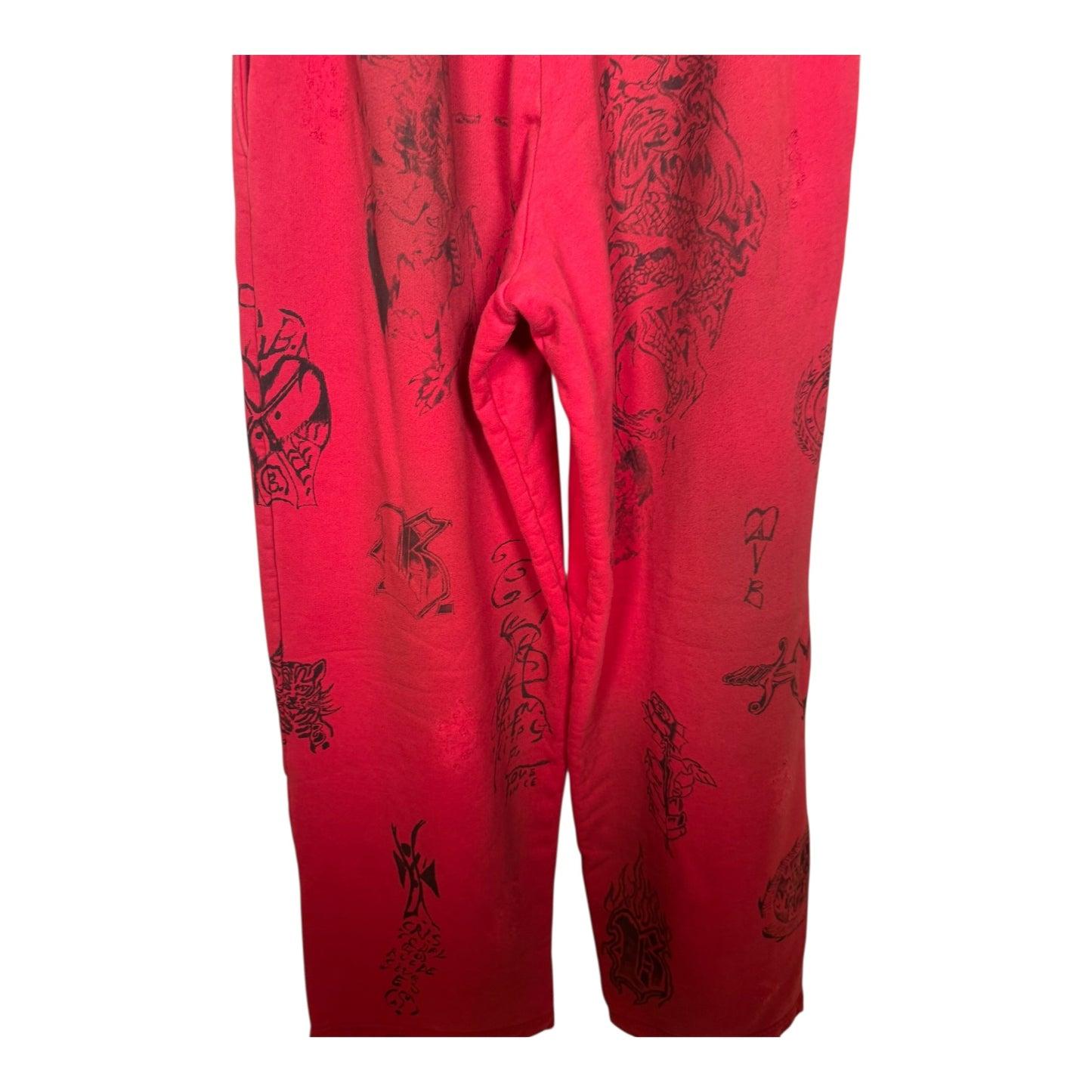 Balenciaga Distressed Tattoo Sweatpants
