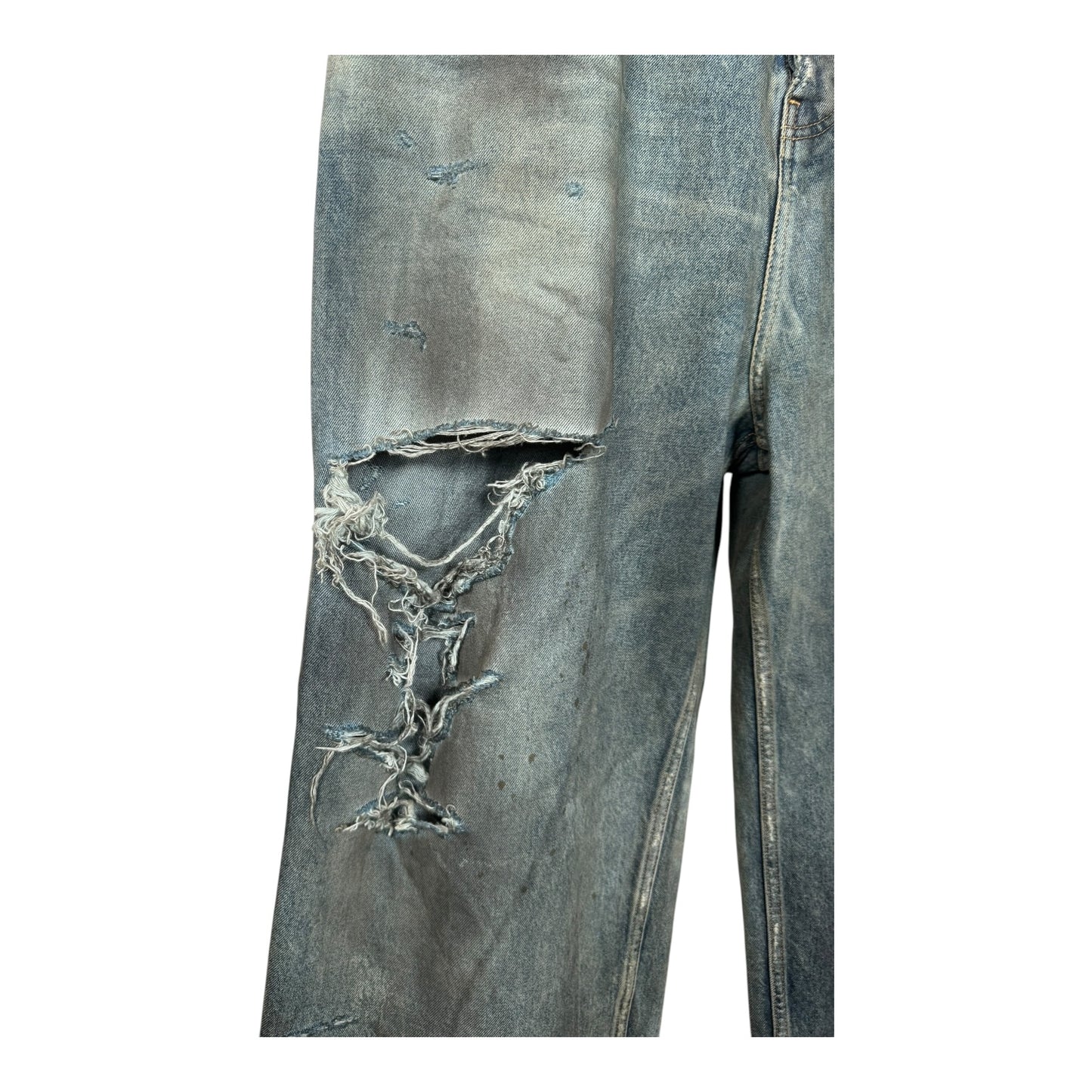 Balenciaga Destroyed Baggy Denim