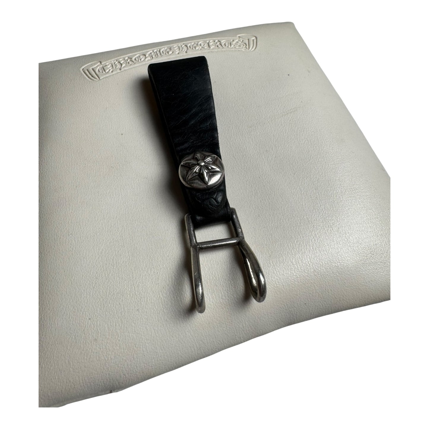 Chrome Hearts Starball Leather Belt Loop