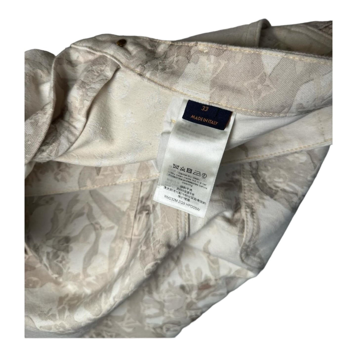 Louis Vuitton Monogram Bermuda Denim Shorts