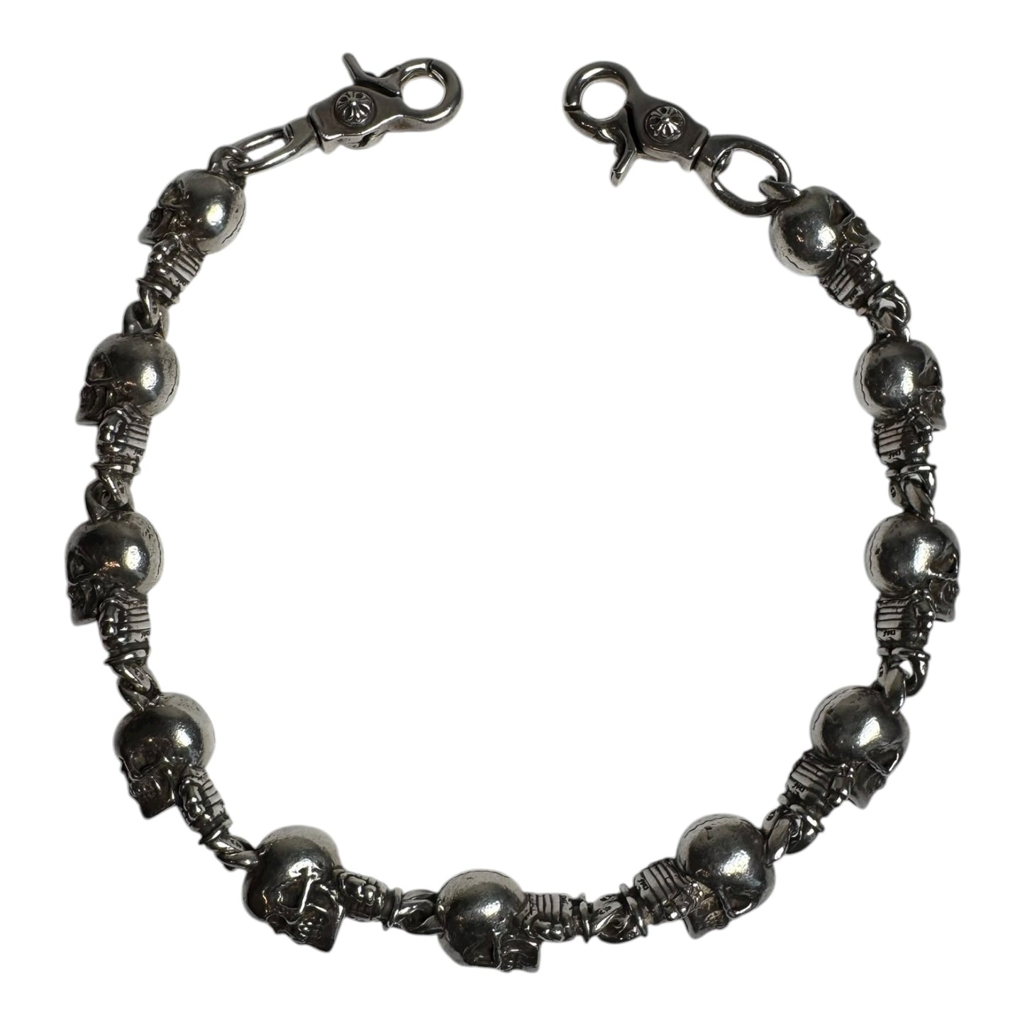 Chrome Hearts XL Foti Skull Wallet Chain