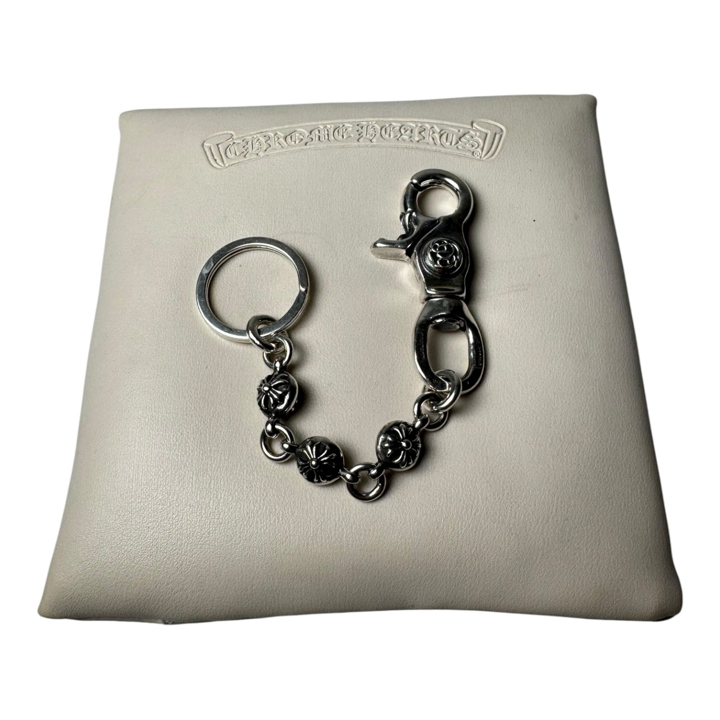 Chrome Hearts Crossball Quickclip Keychain