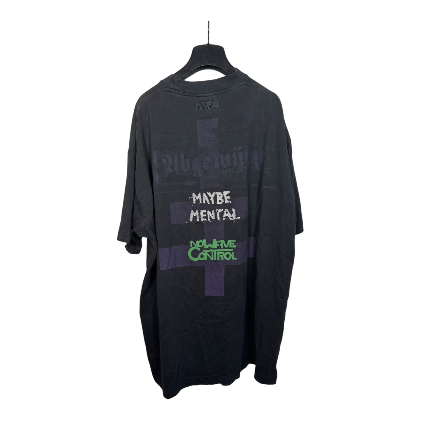 Vetements Maybe Mental T-Shirt