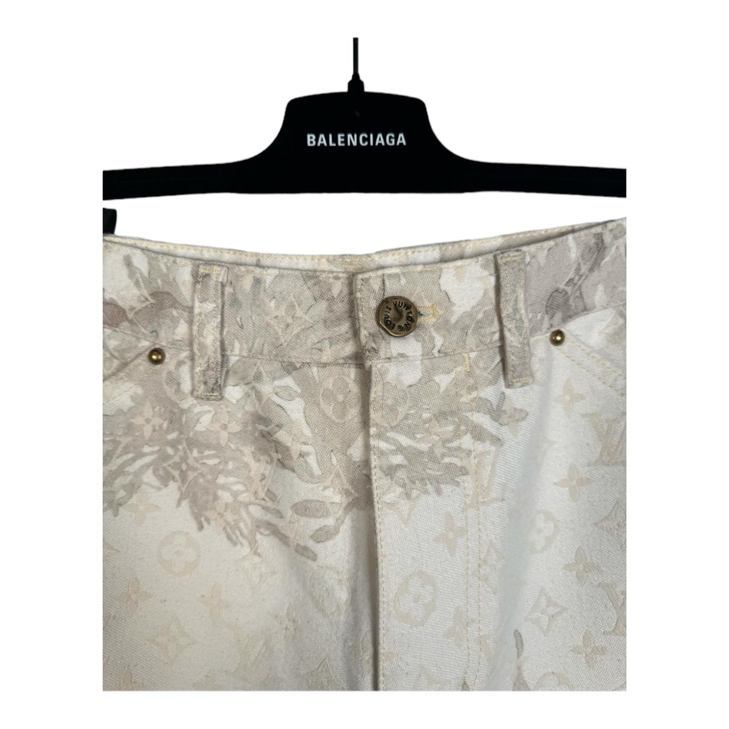 Louis Vuitton Monogram Bermuda Denim Shorts