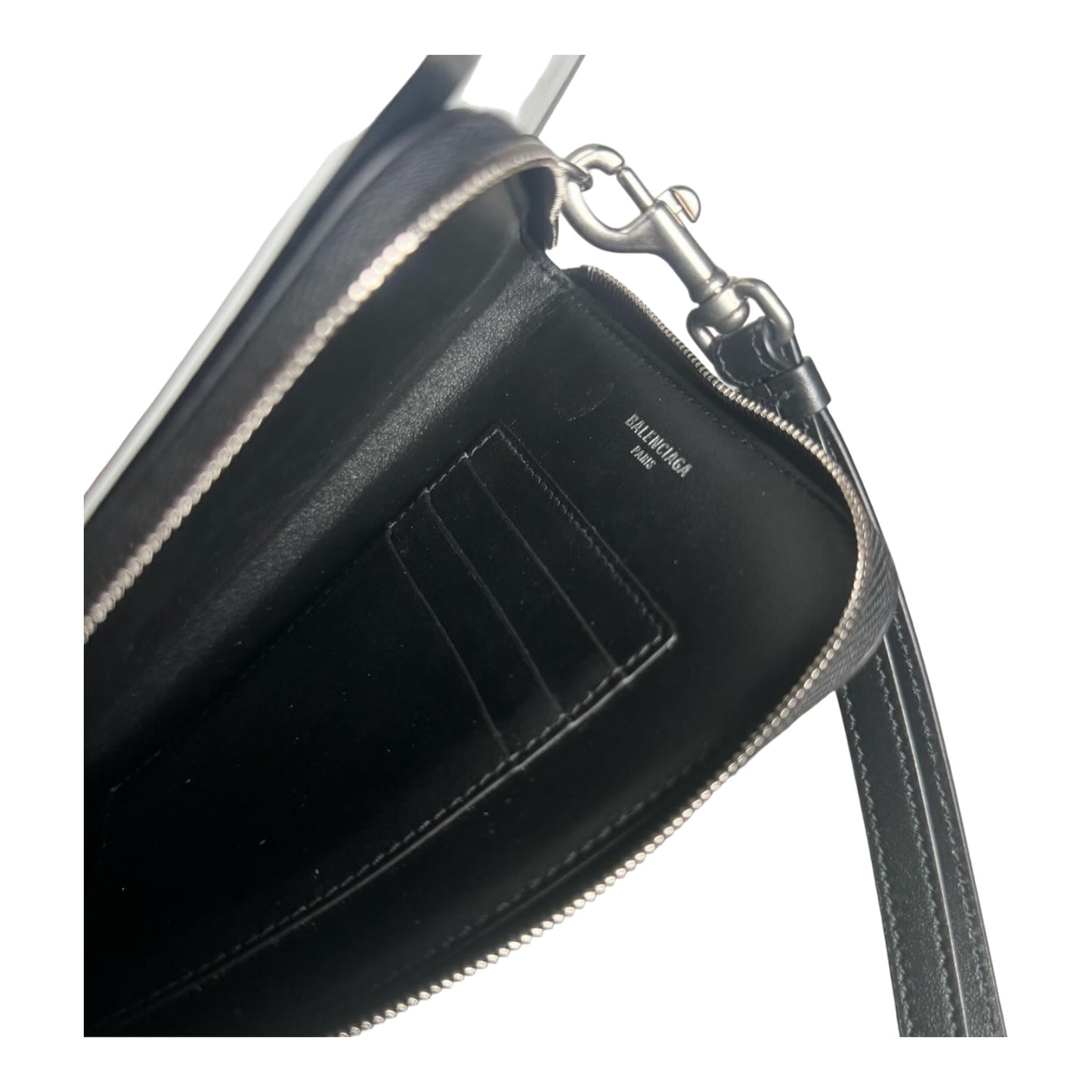 Balenciaga Passport Wallet With Lanyard