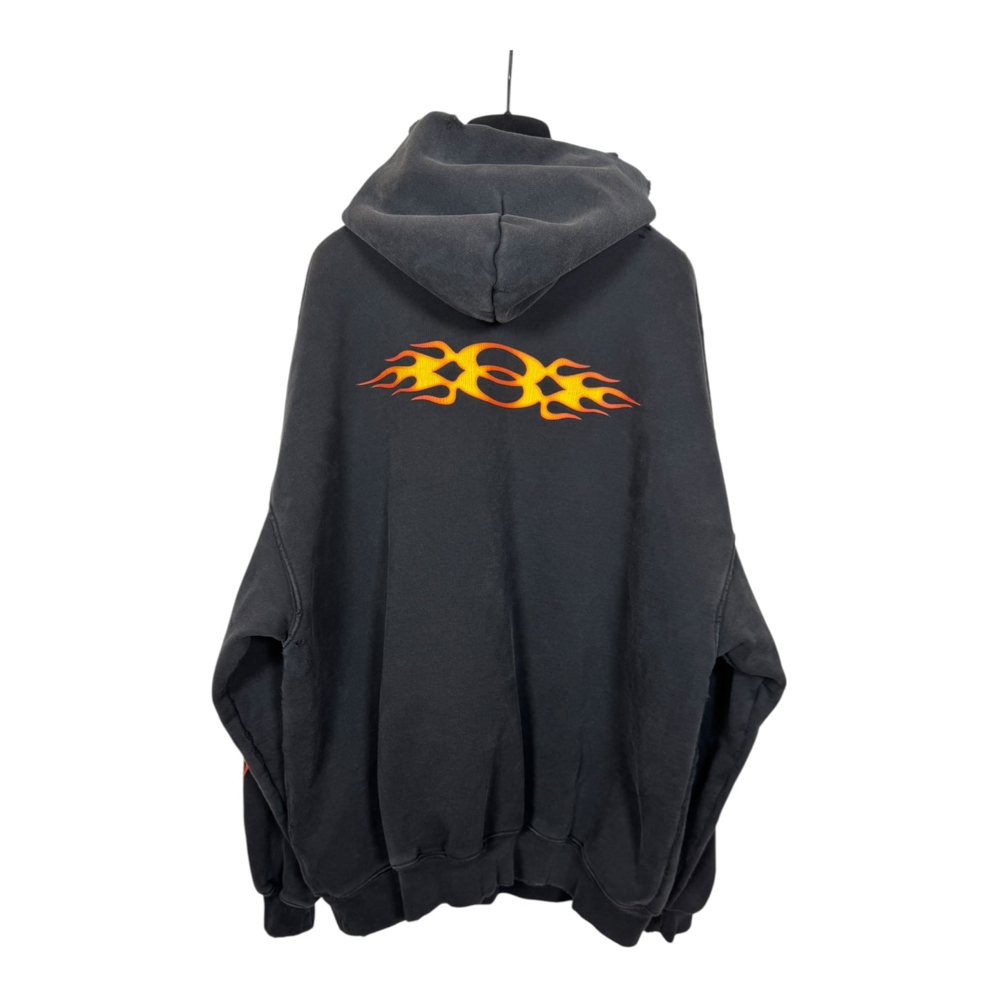 Balenciaga Distressed Flames Unity Hoodie