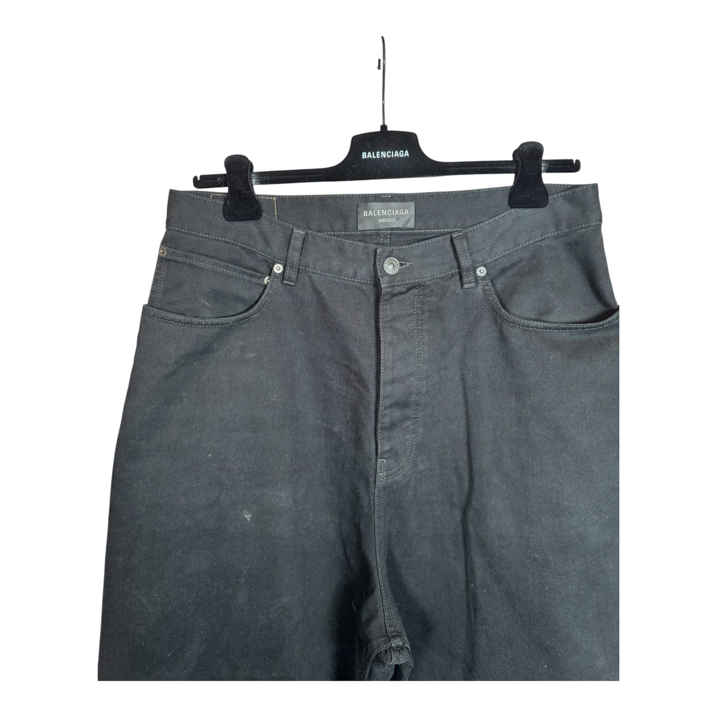 Balenciaga Black Baggy Denim