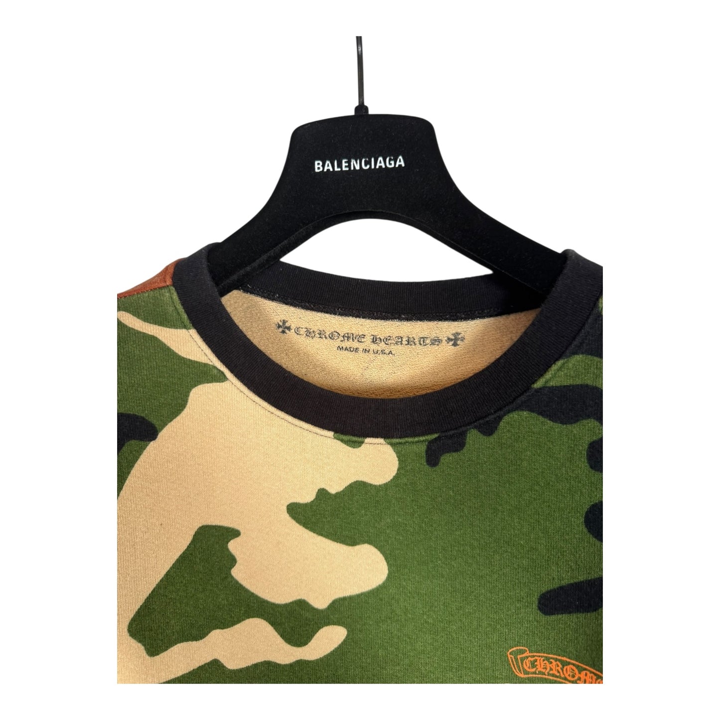 Chrome Hearts Camo Matty Boy Crewneck