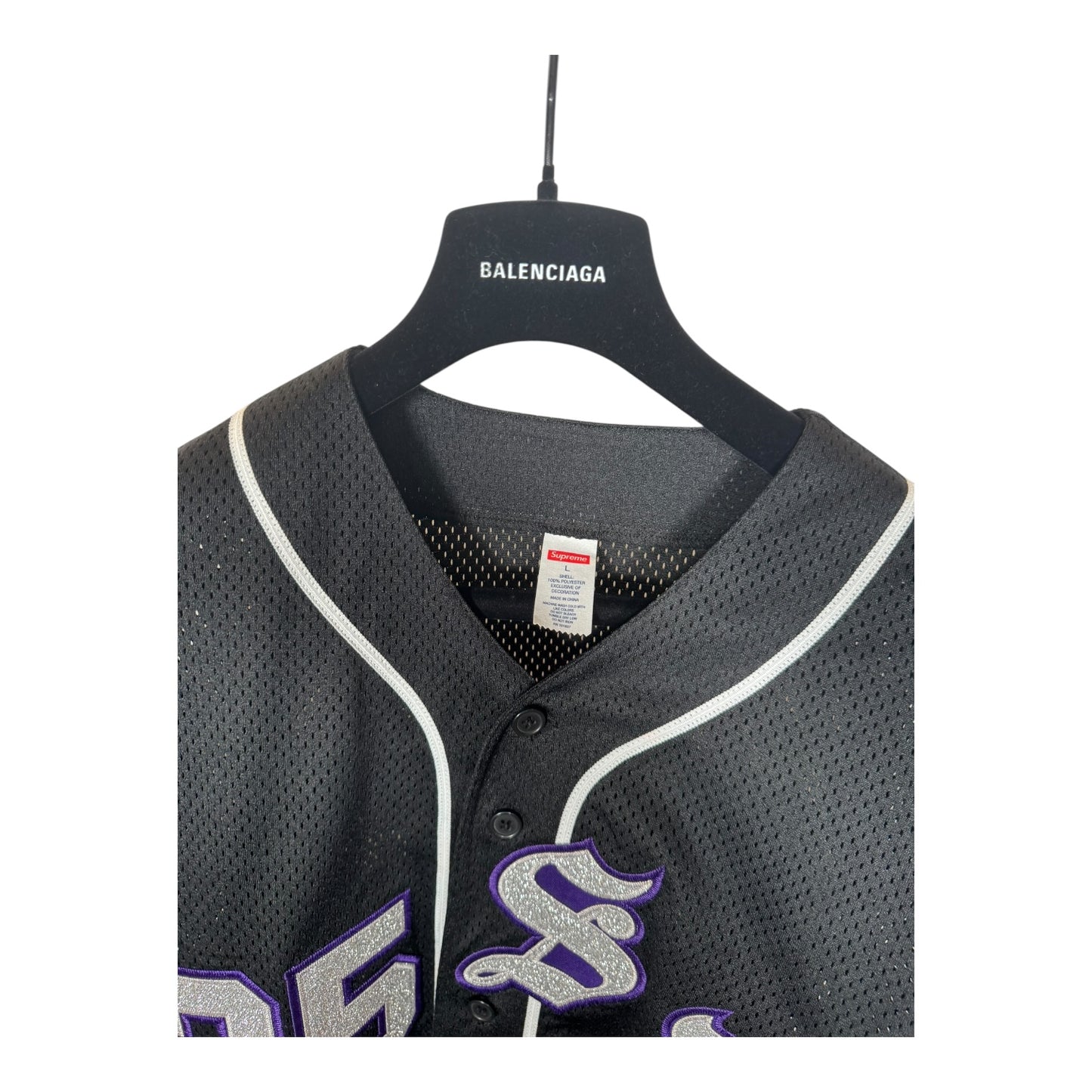 Supreme Old English Baseball Jersey