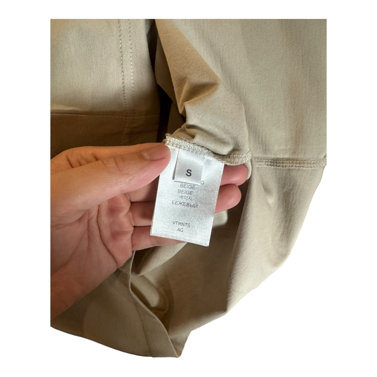 VTMNTS Embroidered Logo T-Shirt