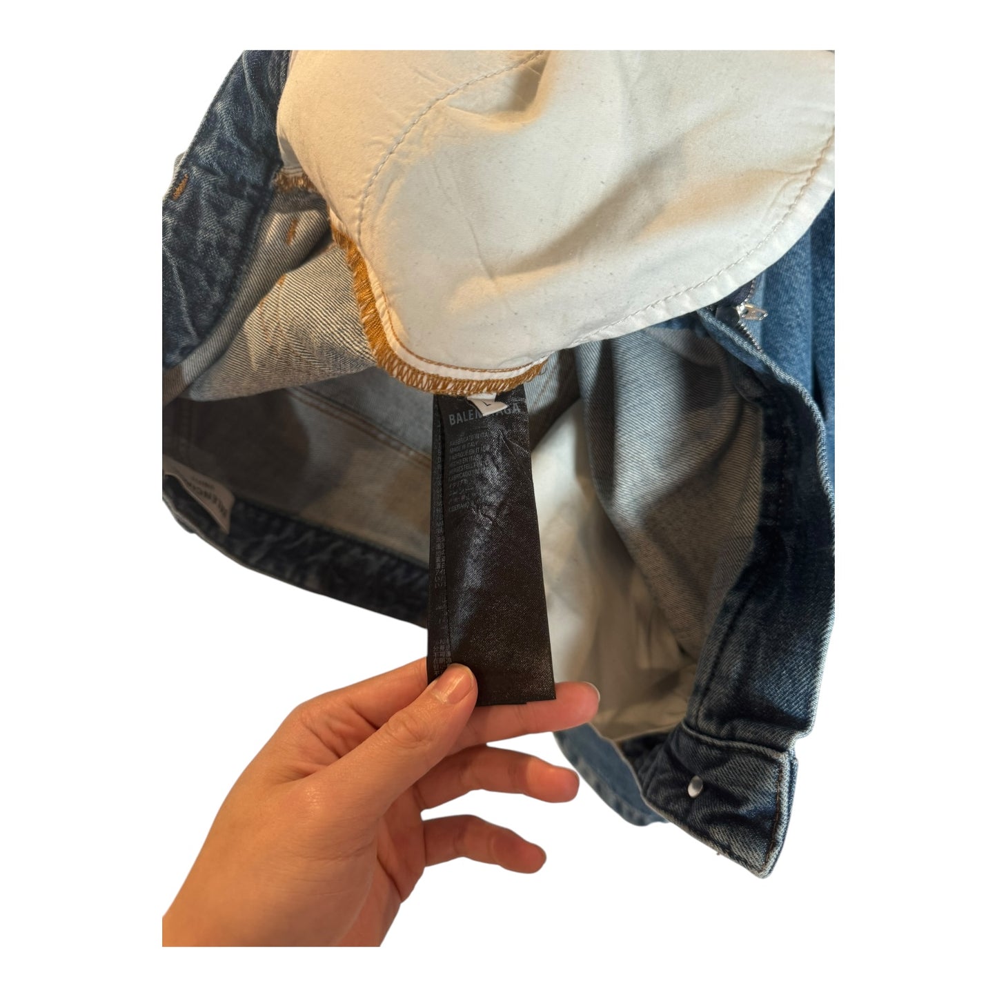 Balenciaga Lost Tape Distressed Baggy Denim