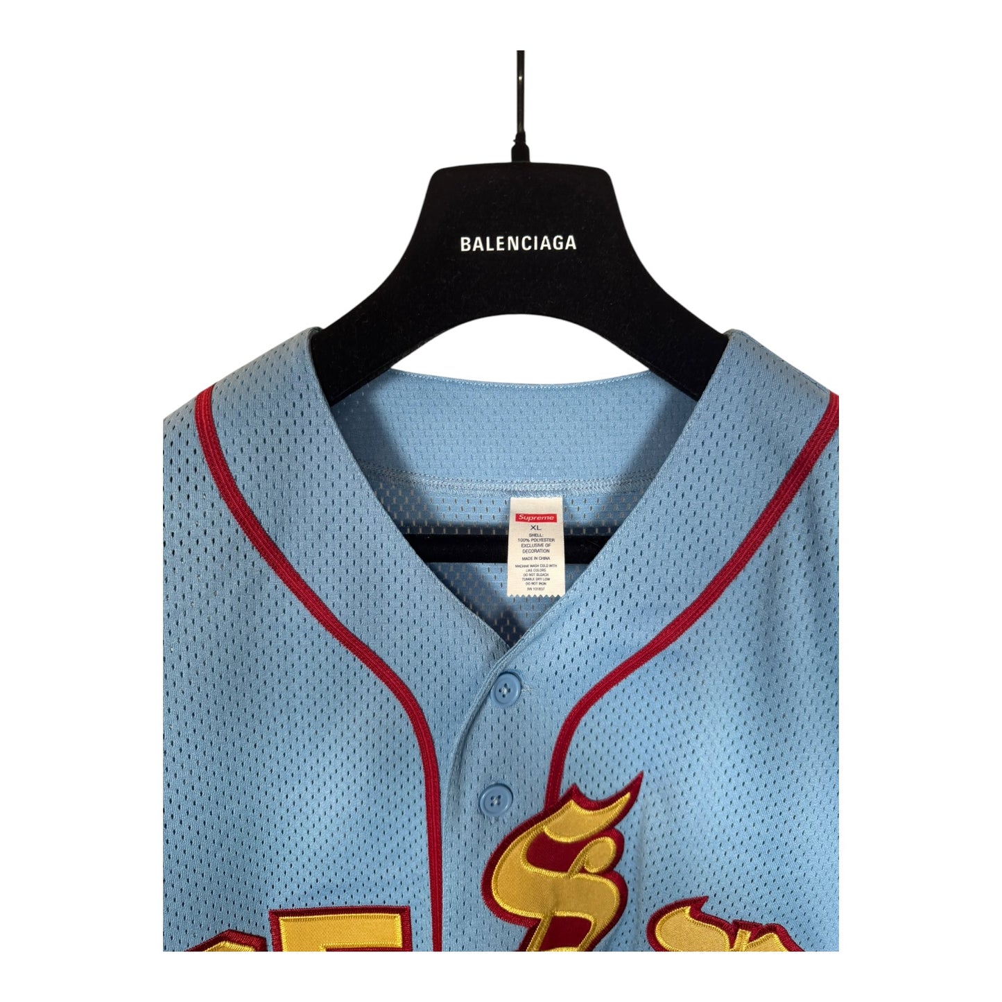 Supreme Old English Baseball Jersey