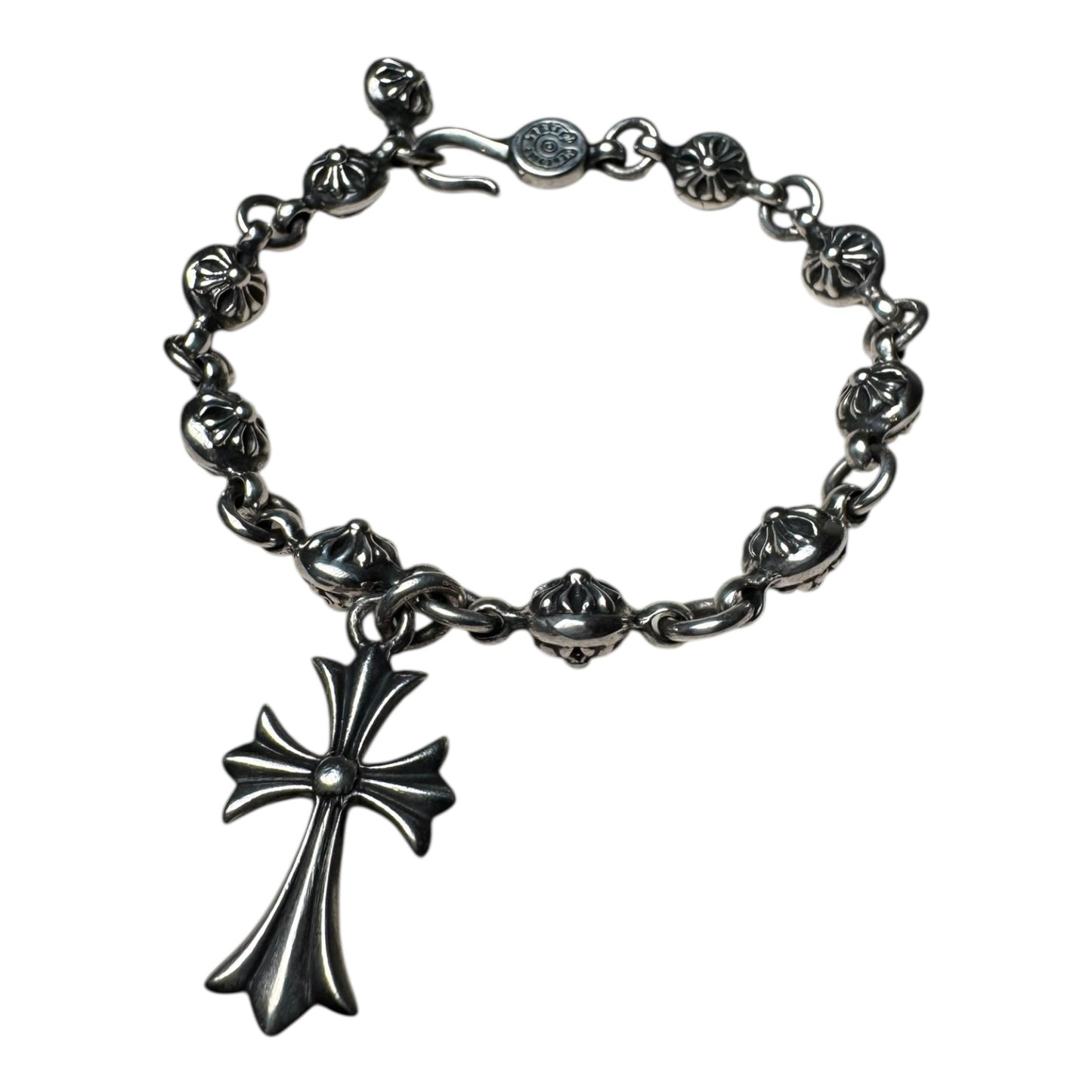Chrome Hearts Crossball Cross Bracelet