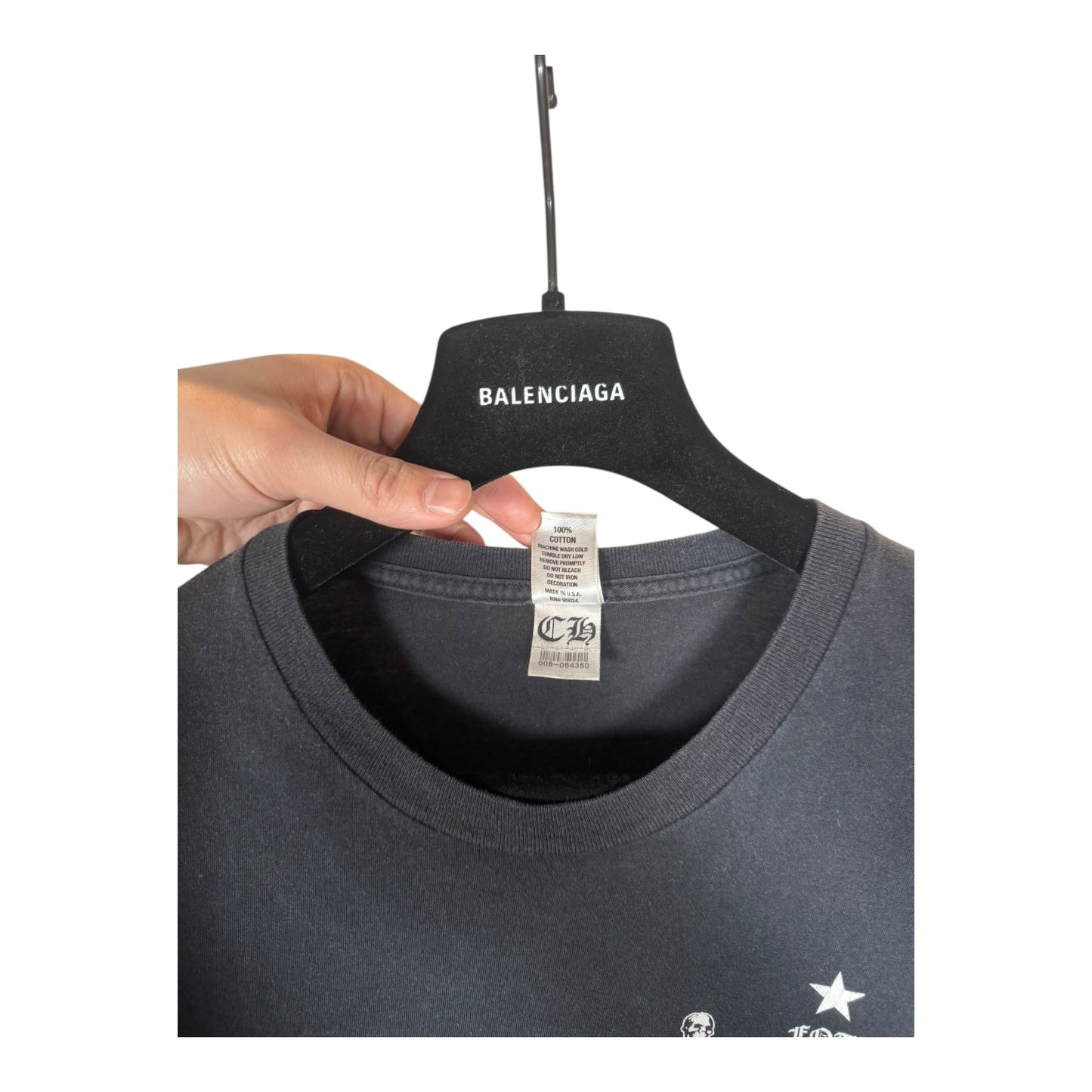 Chrome Hearts Foti Skeleton Wormhole T-Shirt