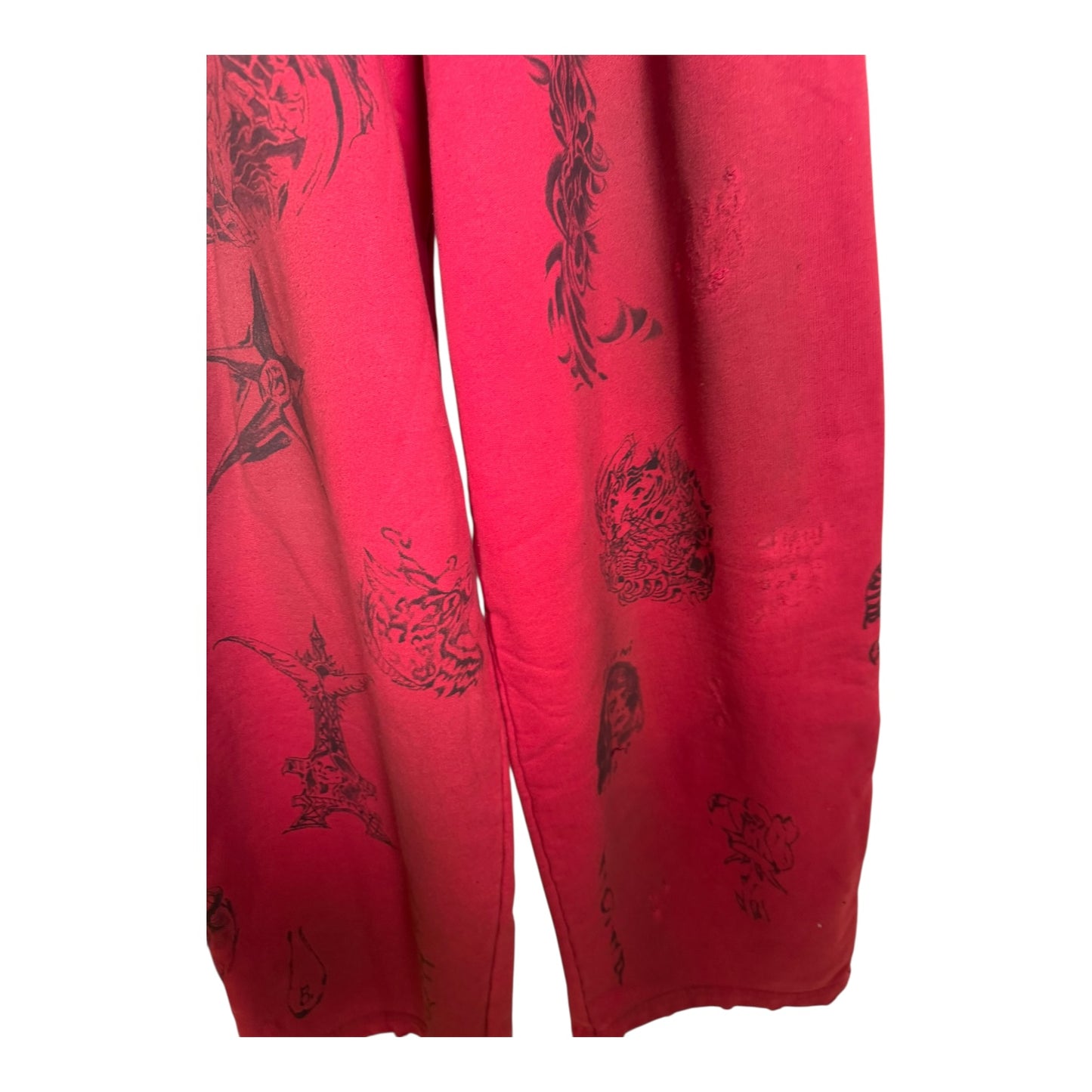 Balenciaga Distressed Tattoo Sweatpants