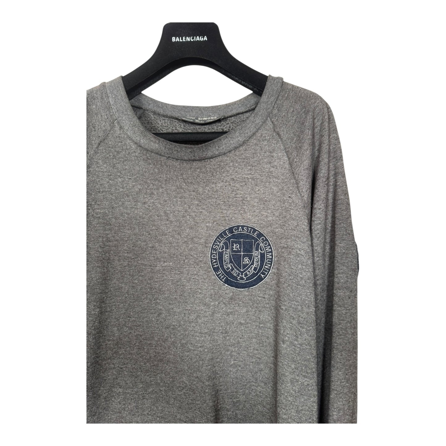 Raf Simons ‘00 Confusions Patched Crewneck