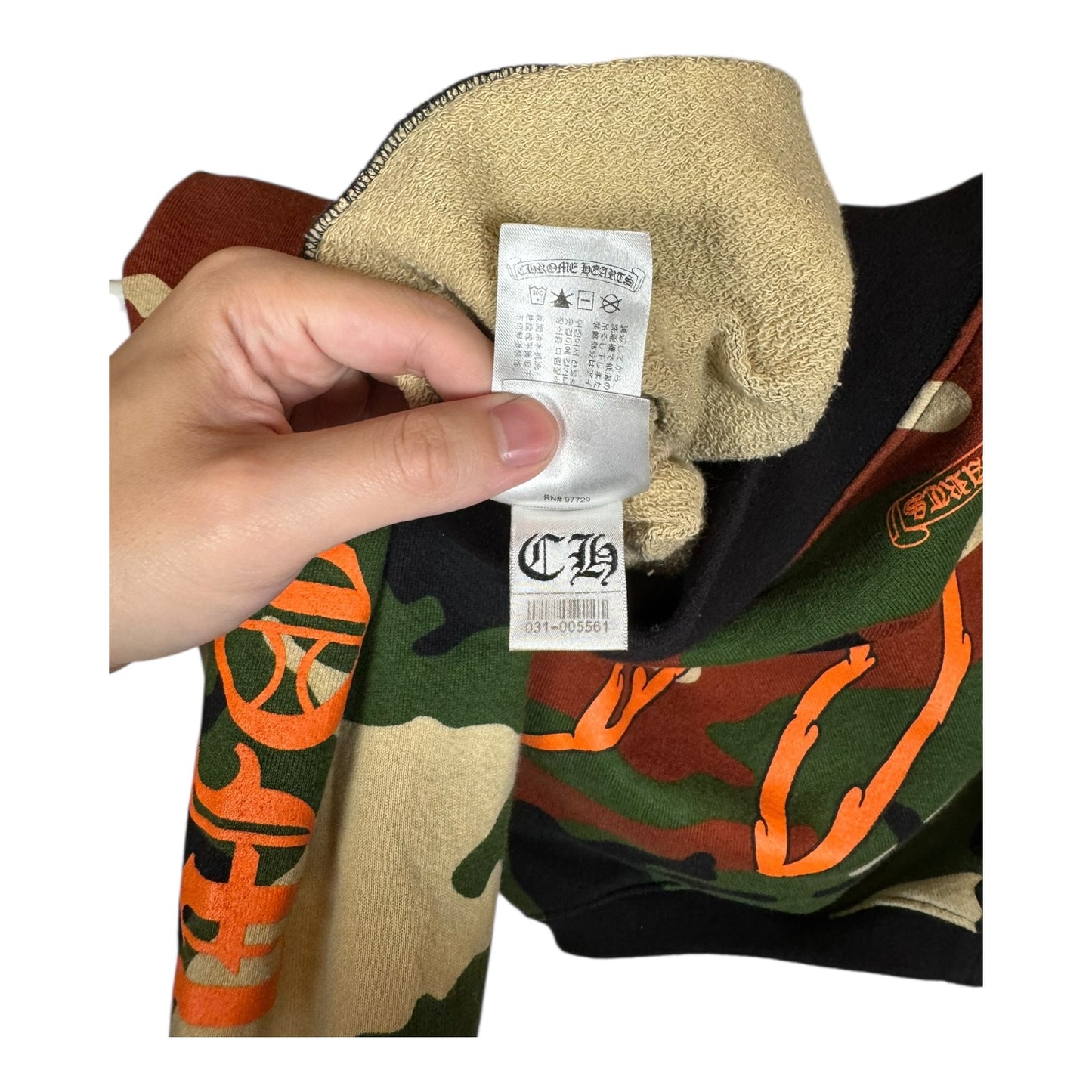Chrome Hearts Camo Matty Boy Crewneck