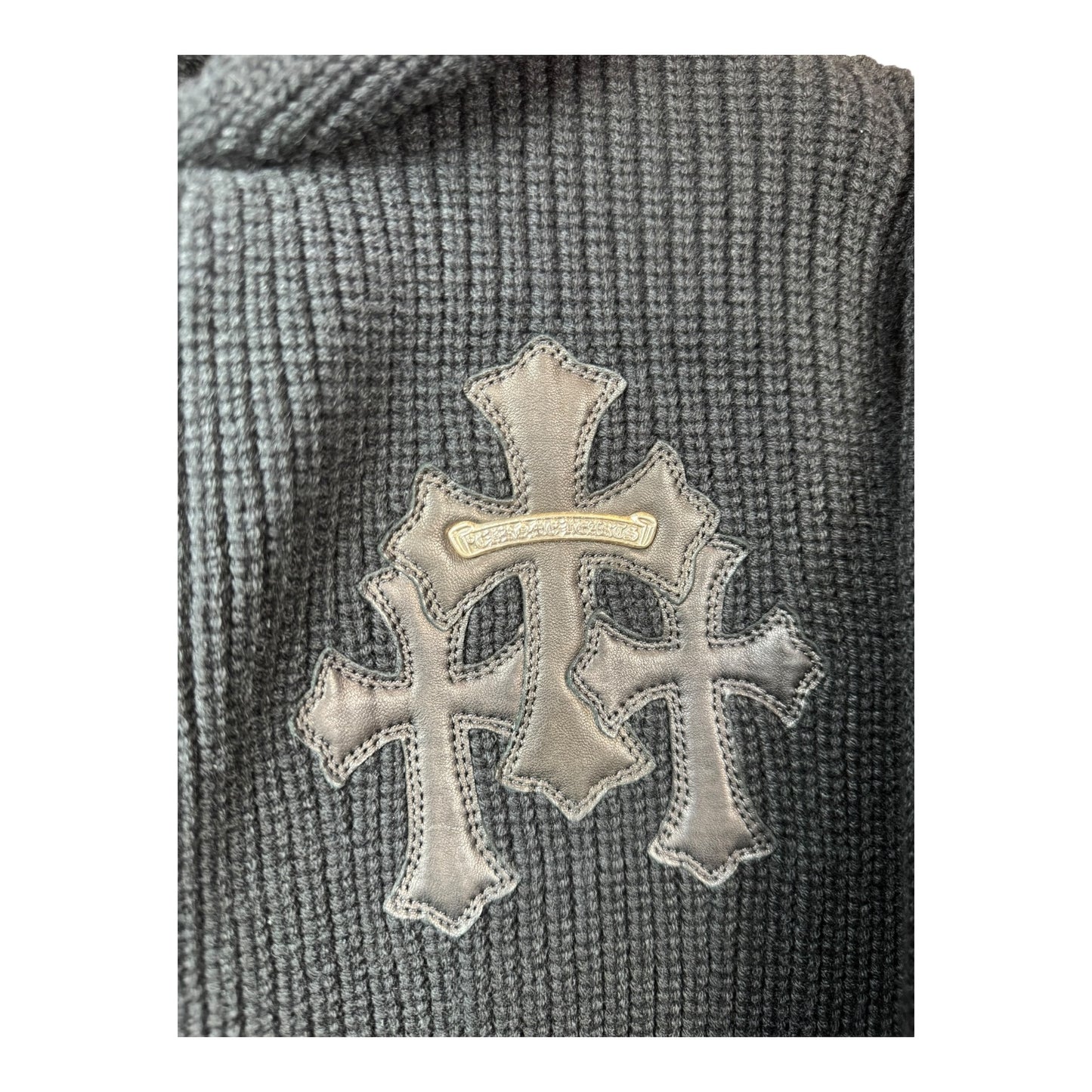 Chrome Hearts Bait & Tackle Cashmere Zip-Up Hoodie