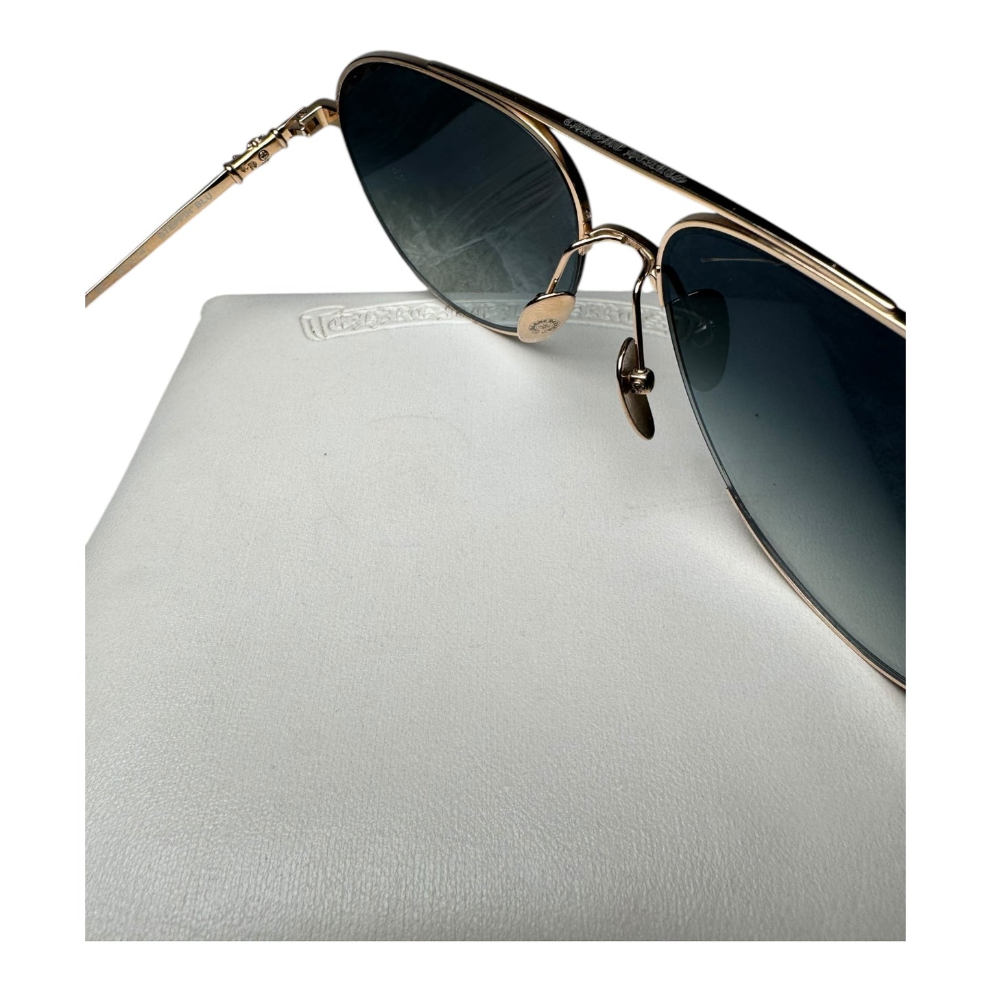 Chrome Hearts Steppin Blu Sunglasses