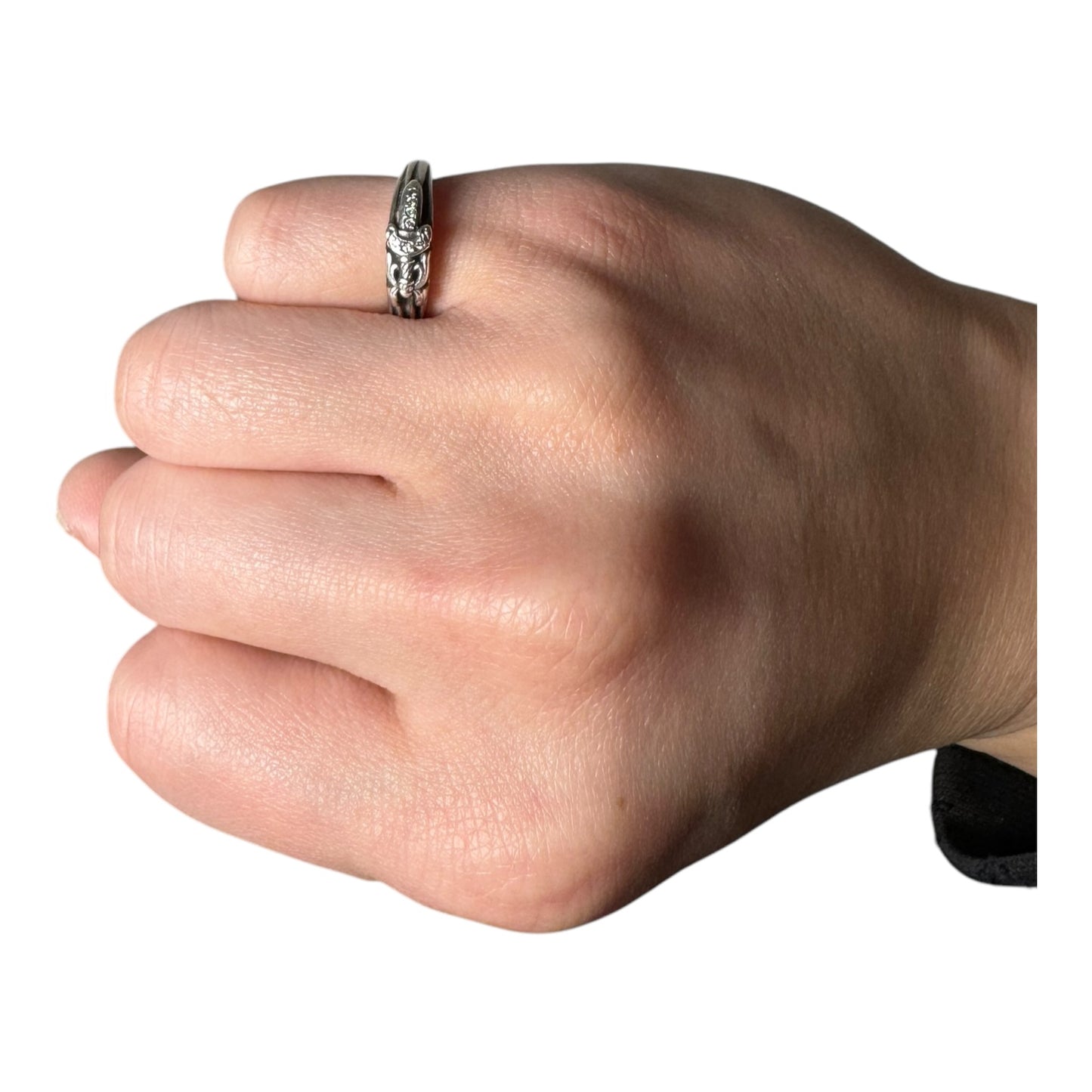Chrome Hearts Diamond Dagger Ring