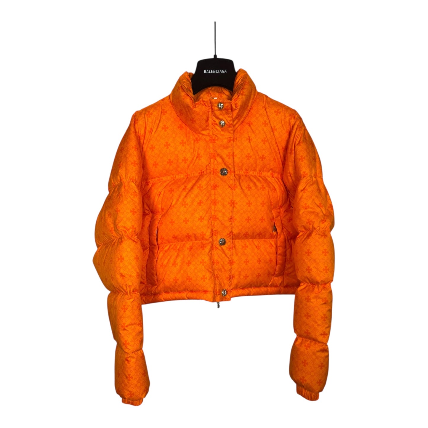 Chrome Hearts Cropped Monogram Puffer Jacket