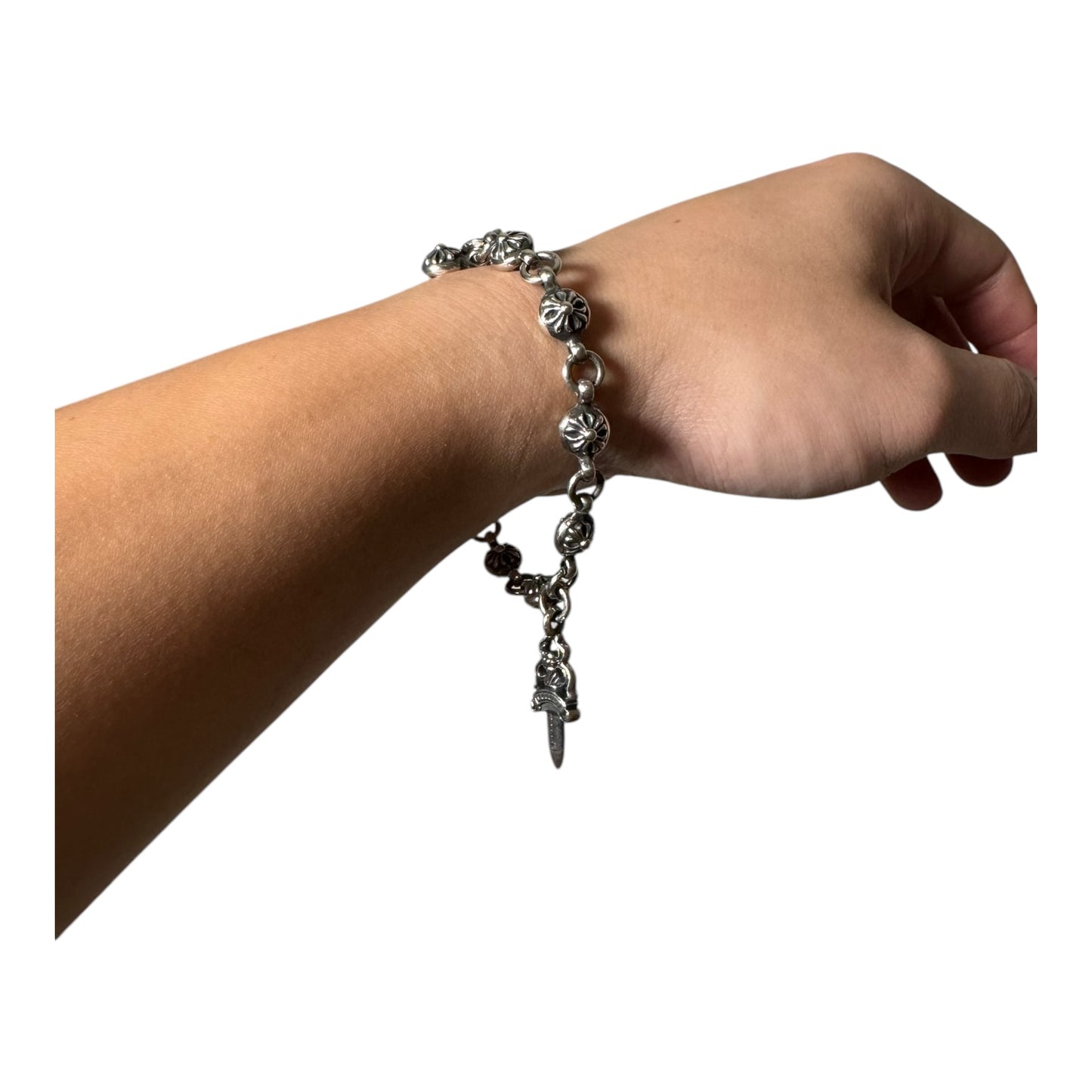 Chrome Hearts Crossball Dagger Bracelet