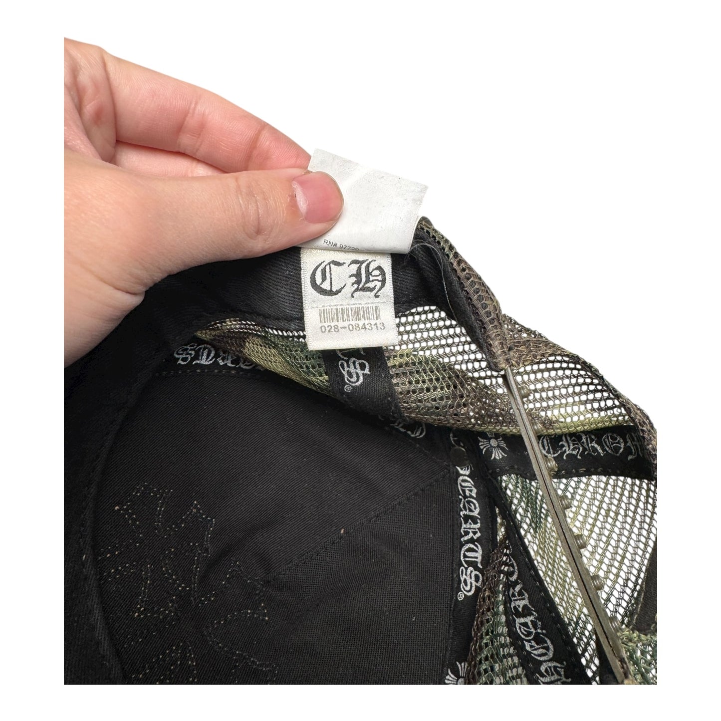 Chrome Hearts Triple Leather Cross Hat