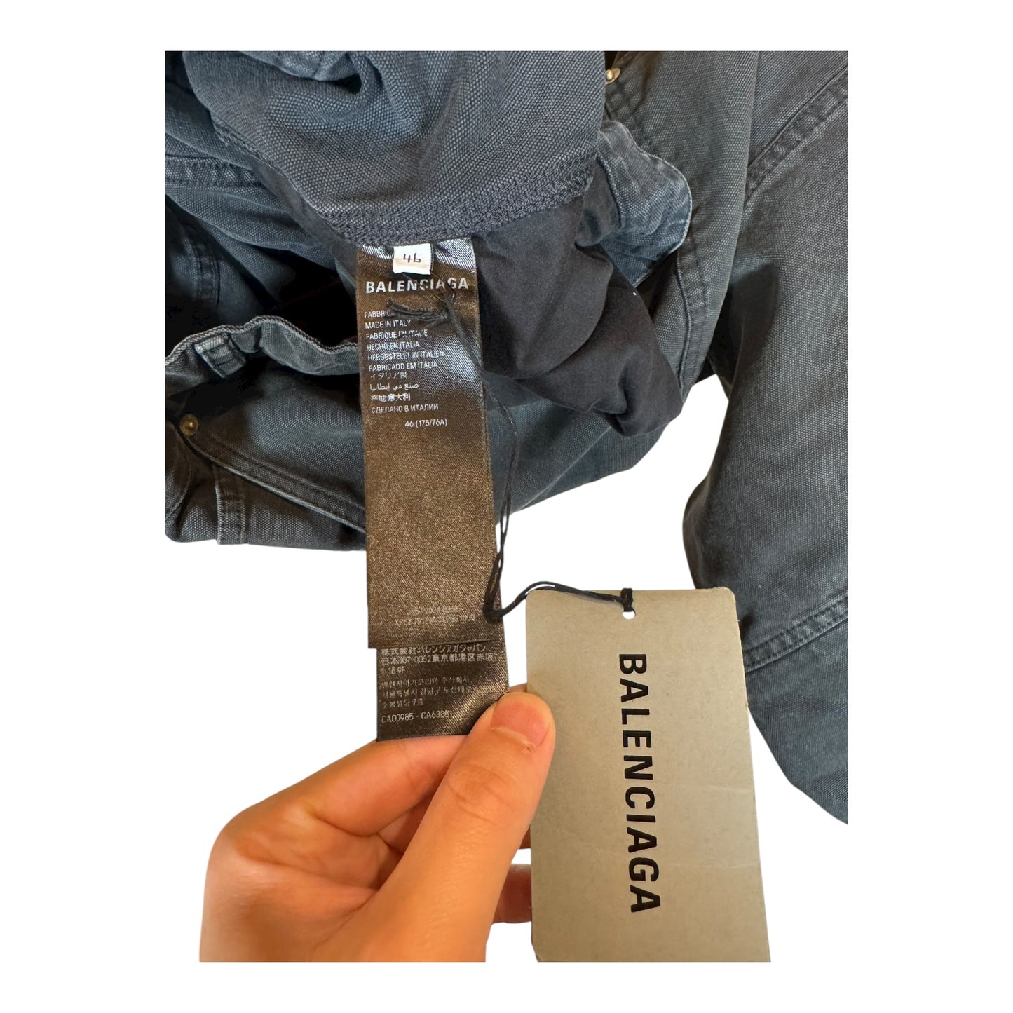 Balenciaga Baggy Double Knee Carpenter Pants