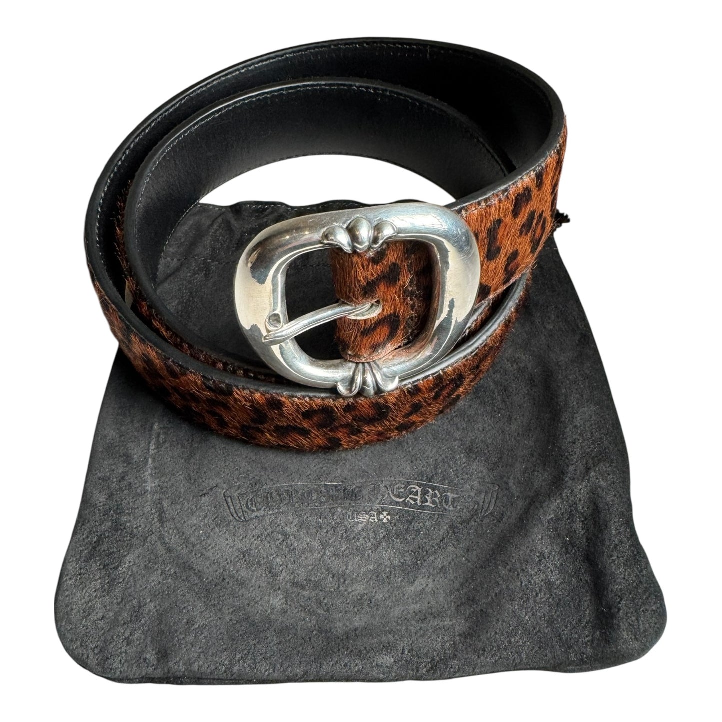 Chrome Hearts Leopard Gunslinger Belt