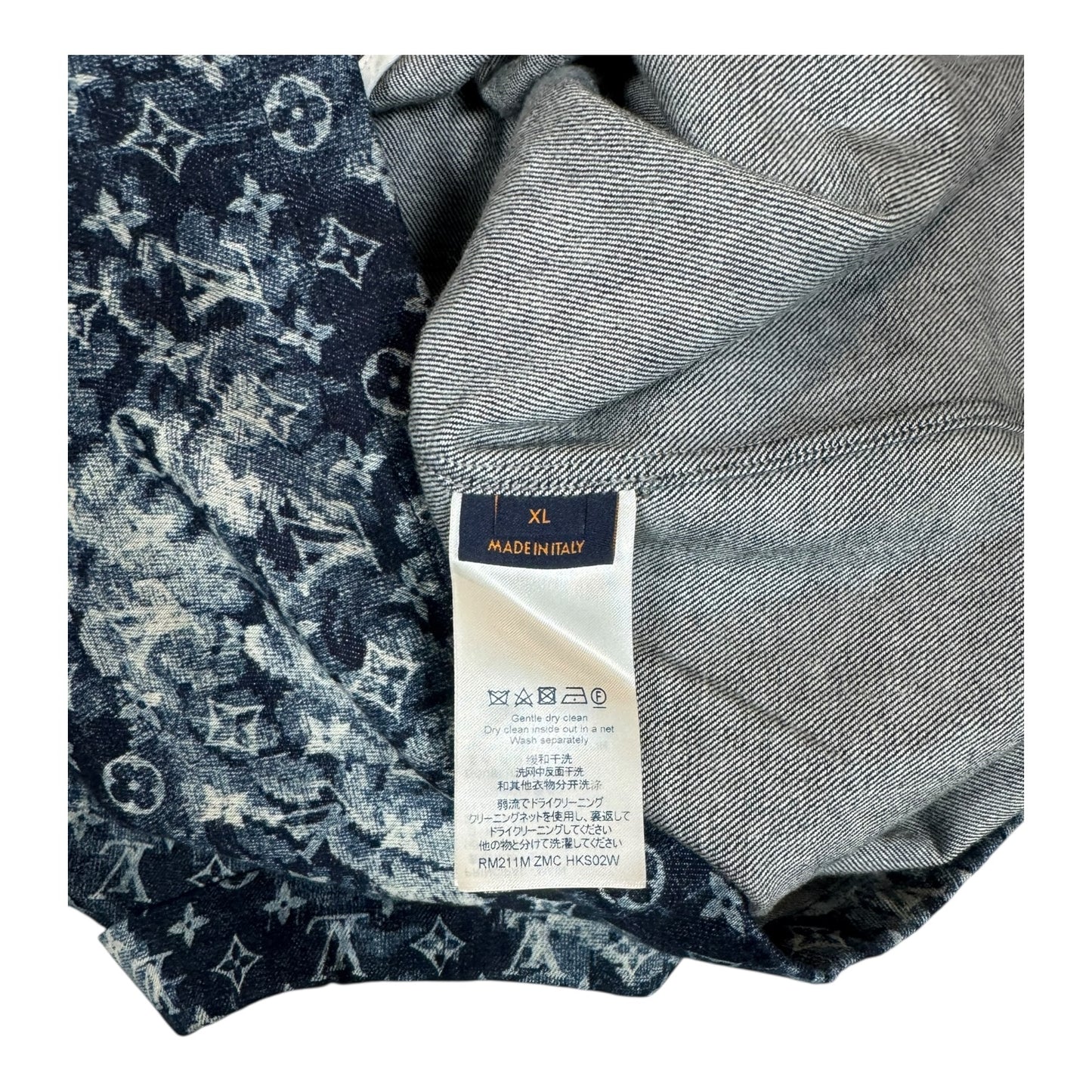 Louis Vuitton Denim Monogram Shirt