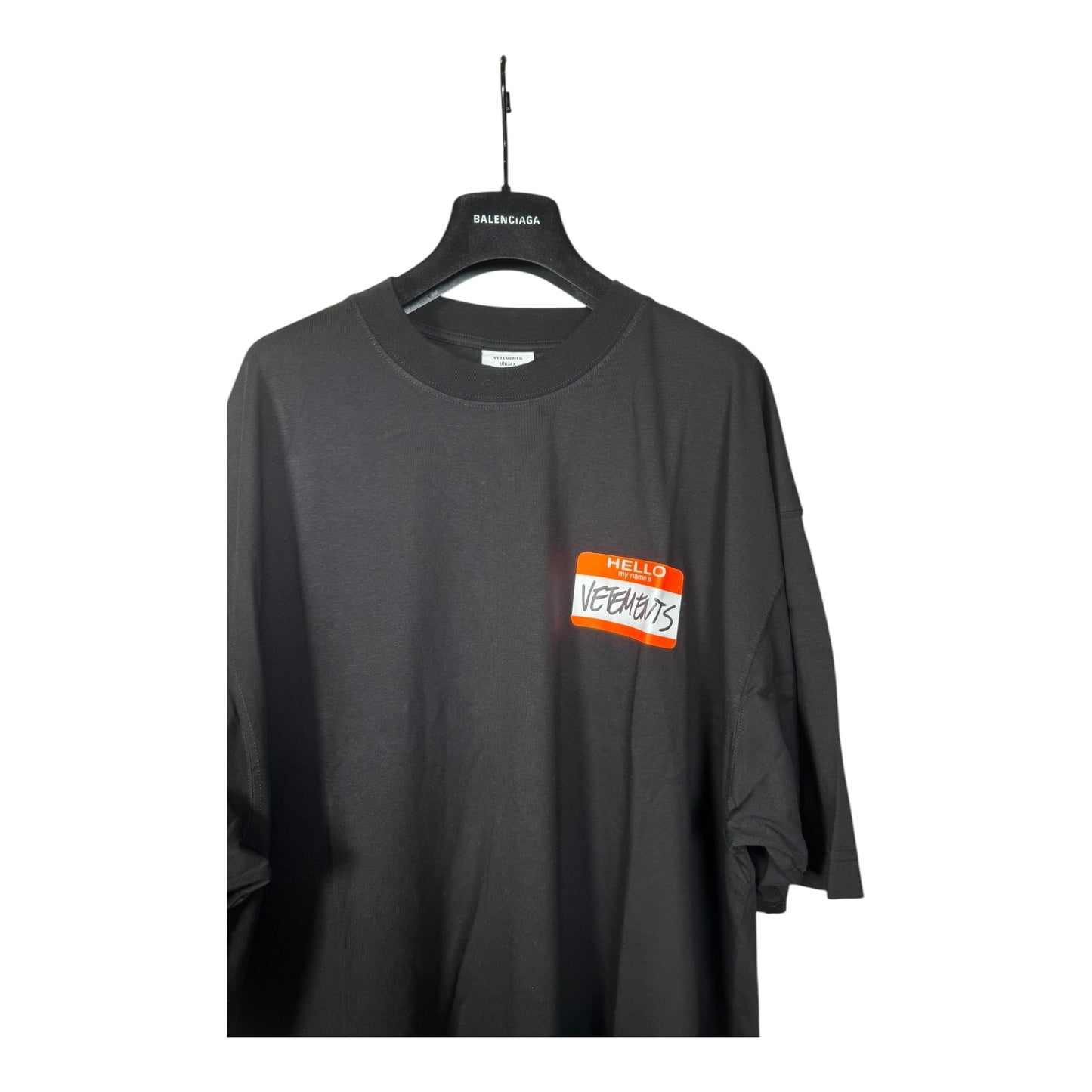 Vetements Hello My Name Is T-Shirt