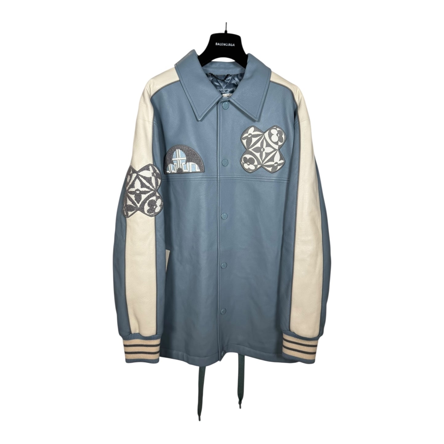 Louis Vuitton Long Leather Coach Jacket