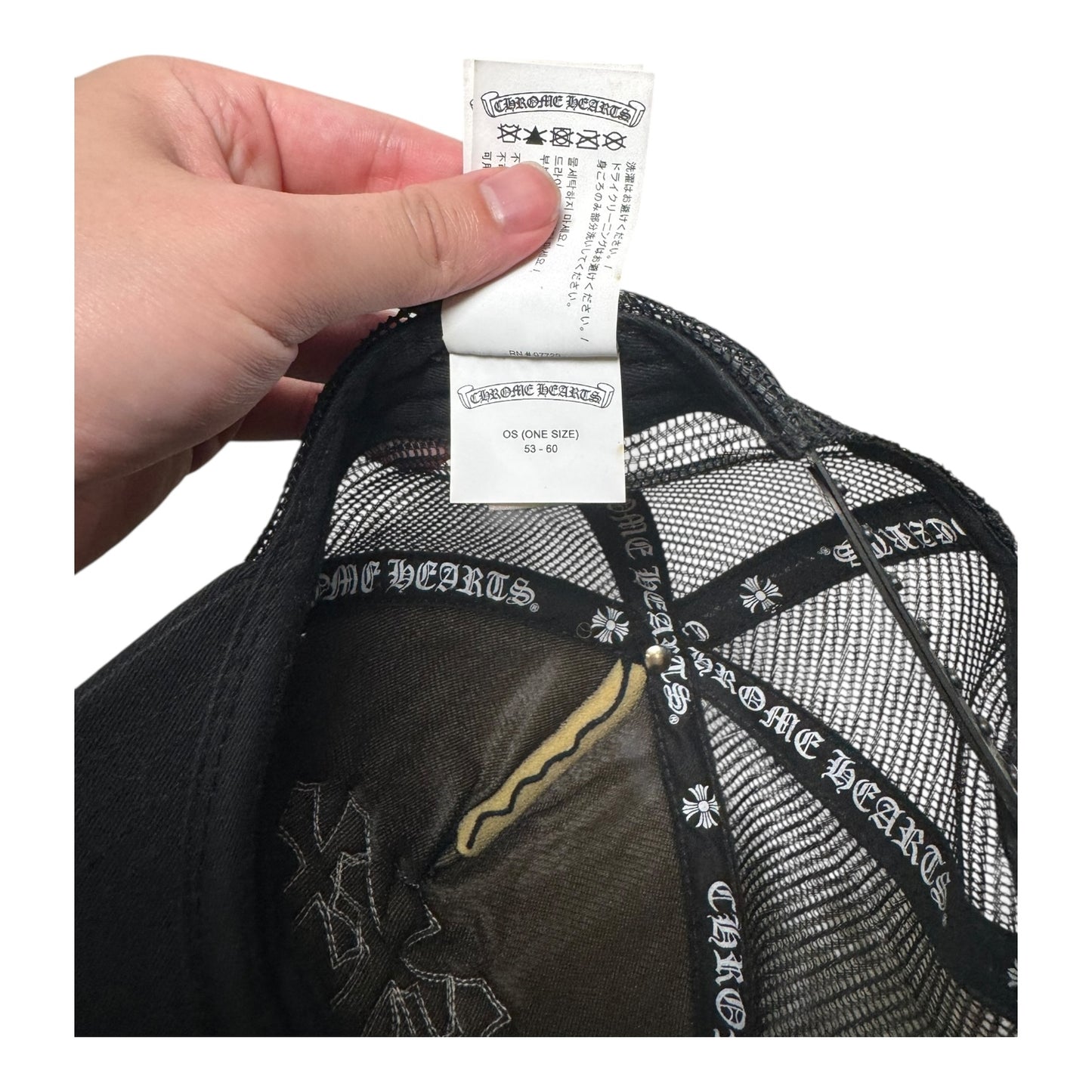 Chrome Hearts Triple Leather Cross Hat