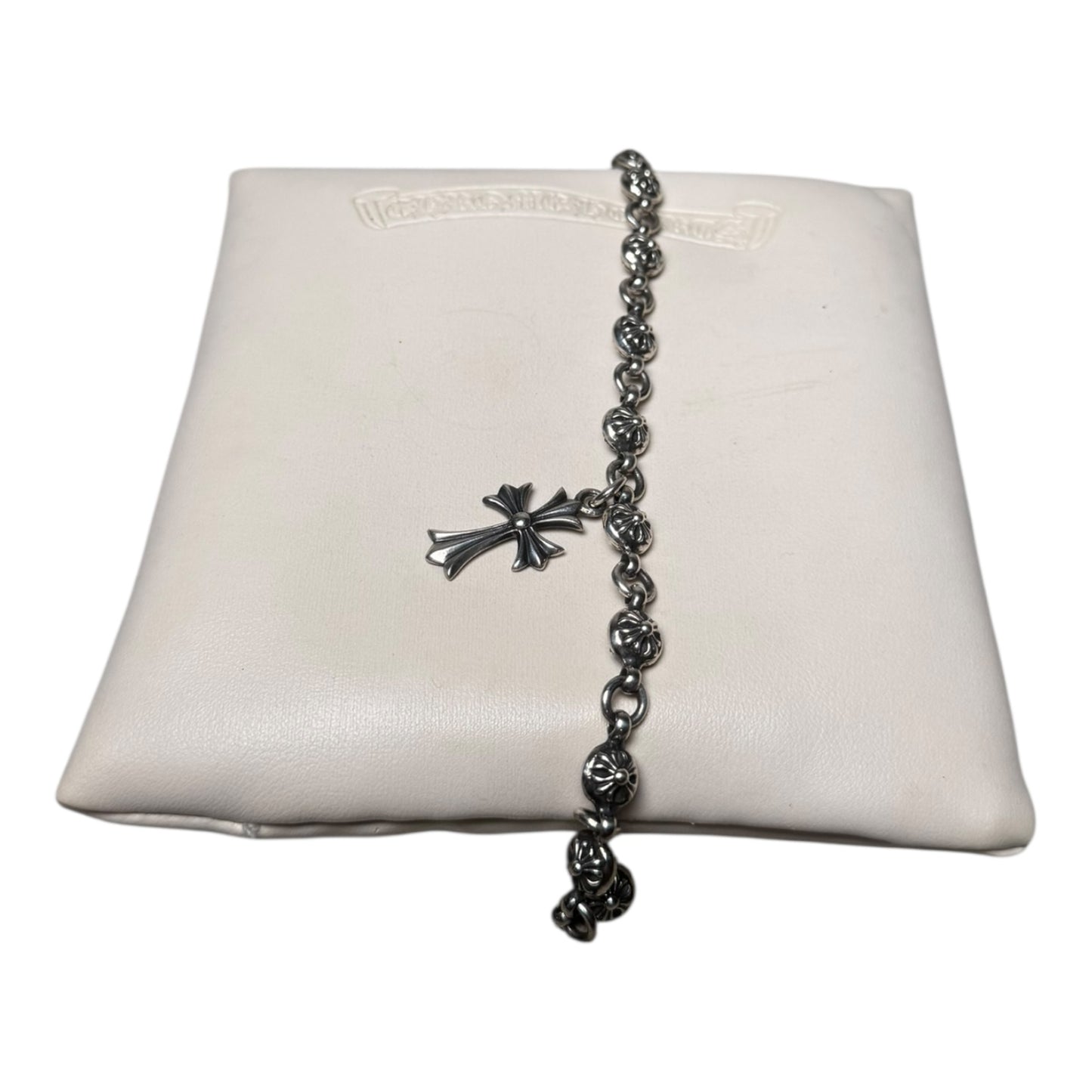 Chrome Hearts Crossball Cross Bracelet
