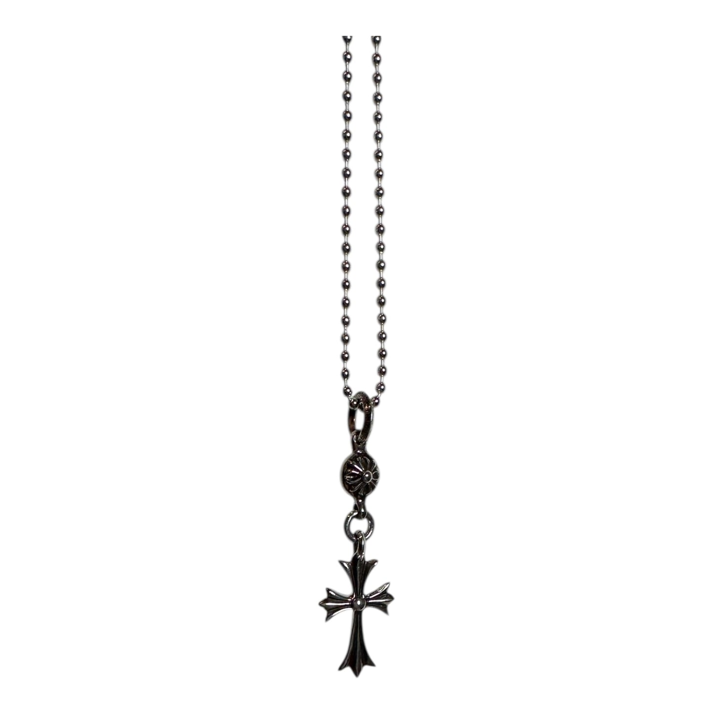 Chrome Hearts Crossball Cross Pendant