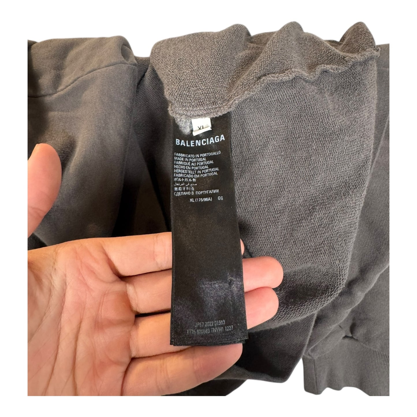 Balenciaga Embroidered Logo Hoodie